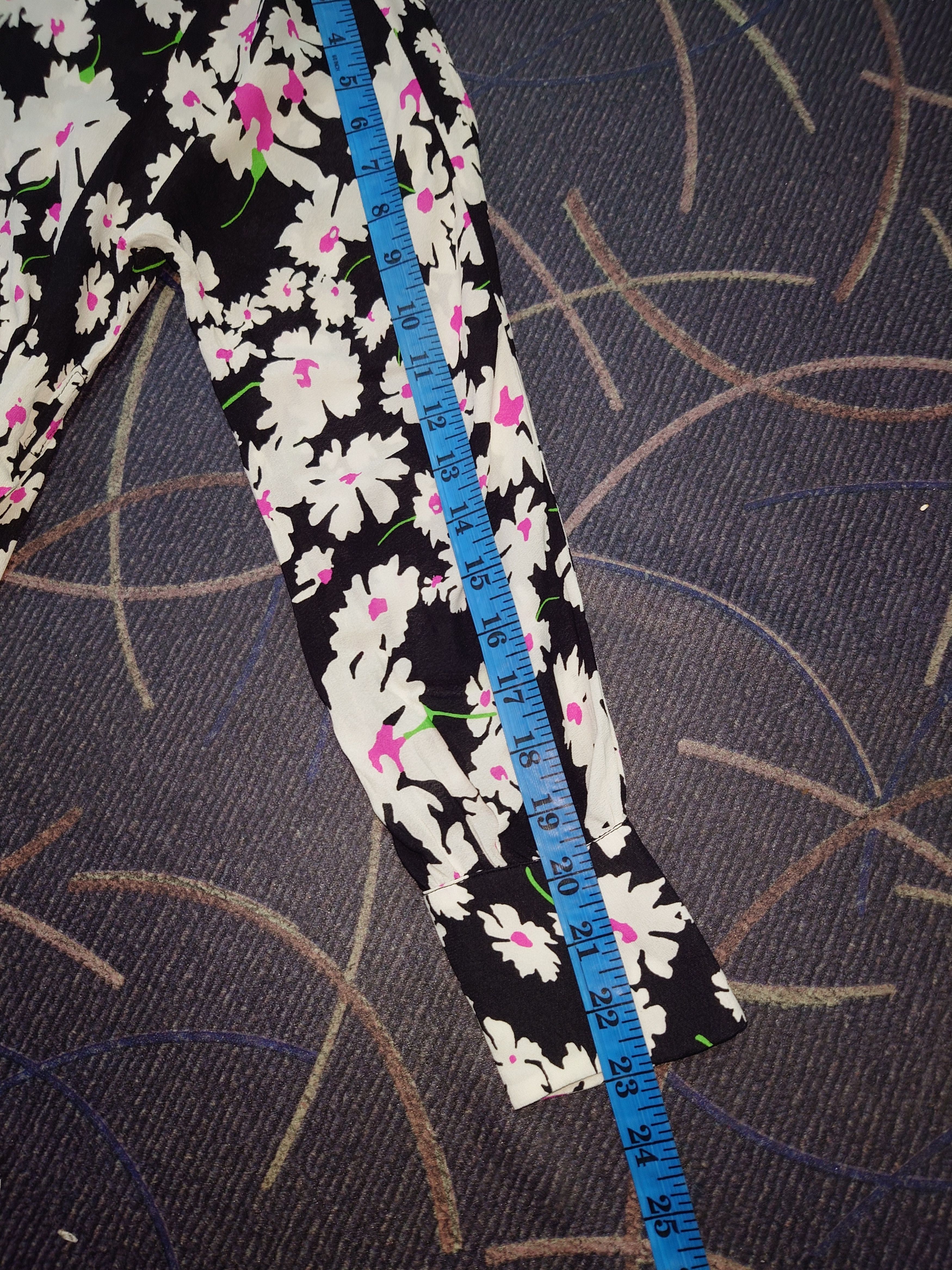MSGM MSGM Milano Floral Daisy Print Viscose Maxi Shirt Dress Size XS / US 0-2 / IT 36-38 - 14 Thumbnail