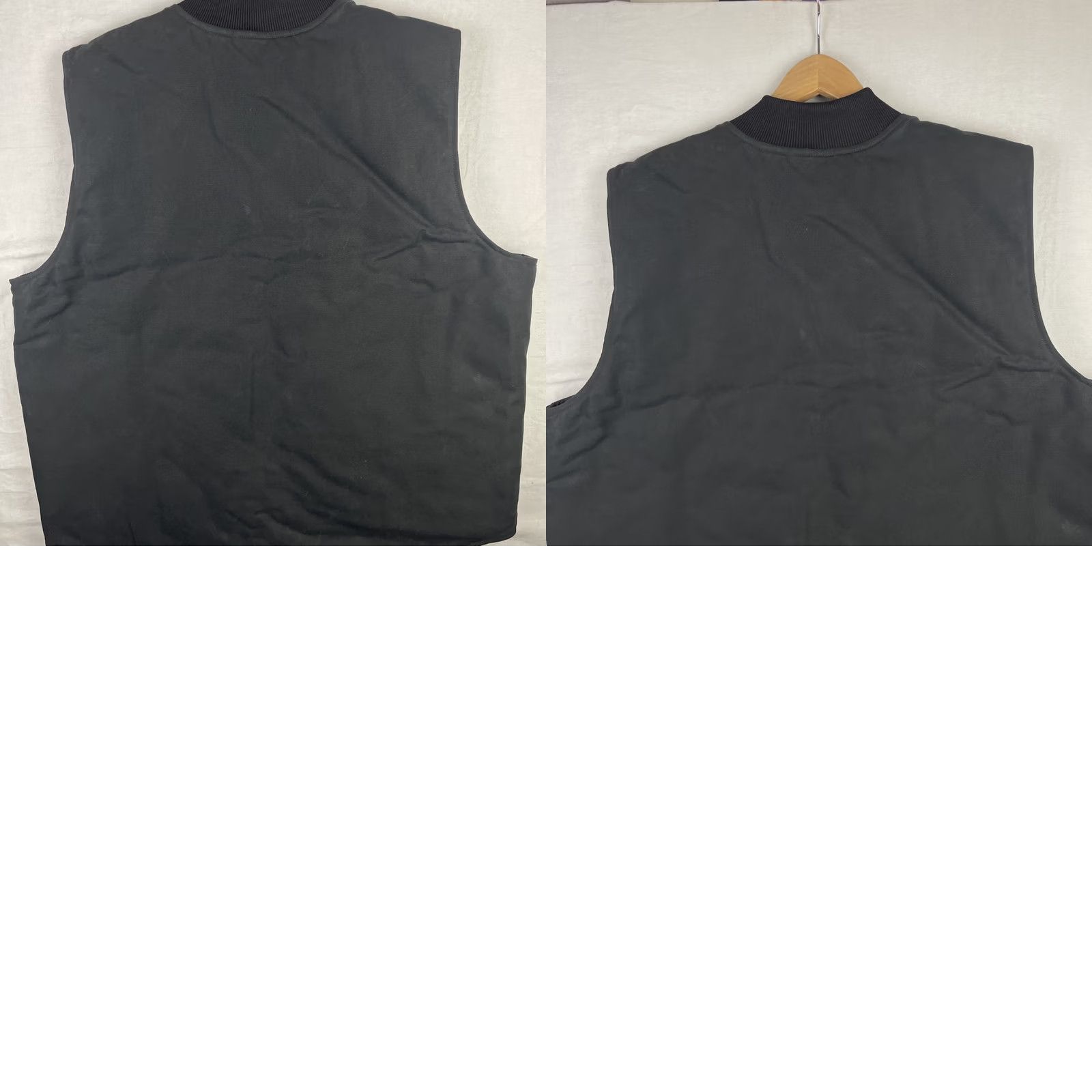 Carhartt Carhartt Vest Mens 3XL Tall Black Duck Canvas V01 BLK Quilt Lined Relaxed Zip Up Jacket Size US XXL / EU 58 / 5 - 9 Thumbnail