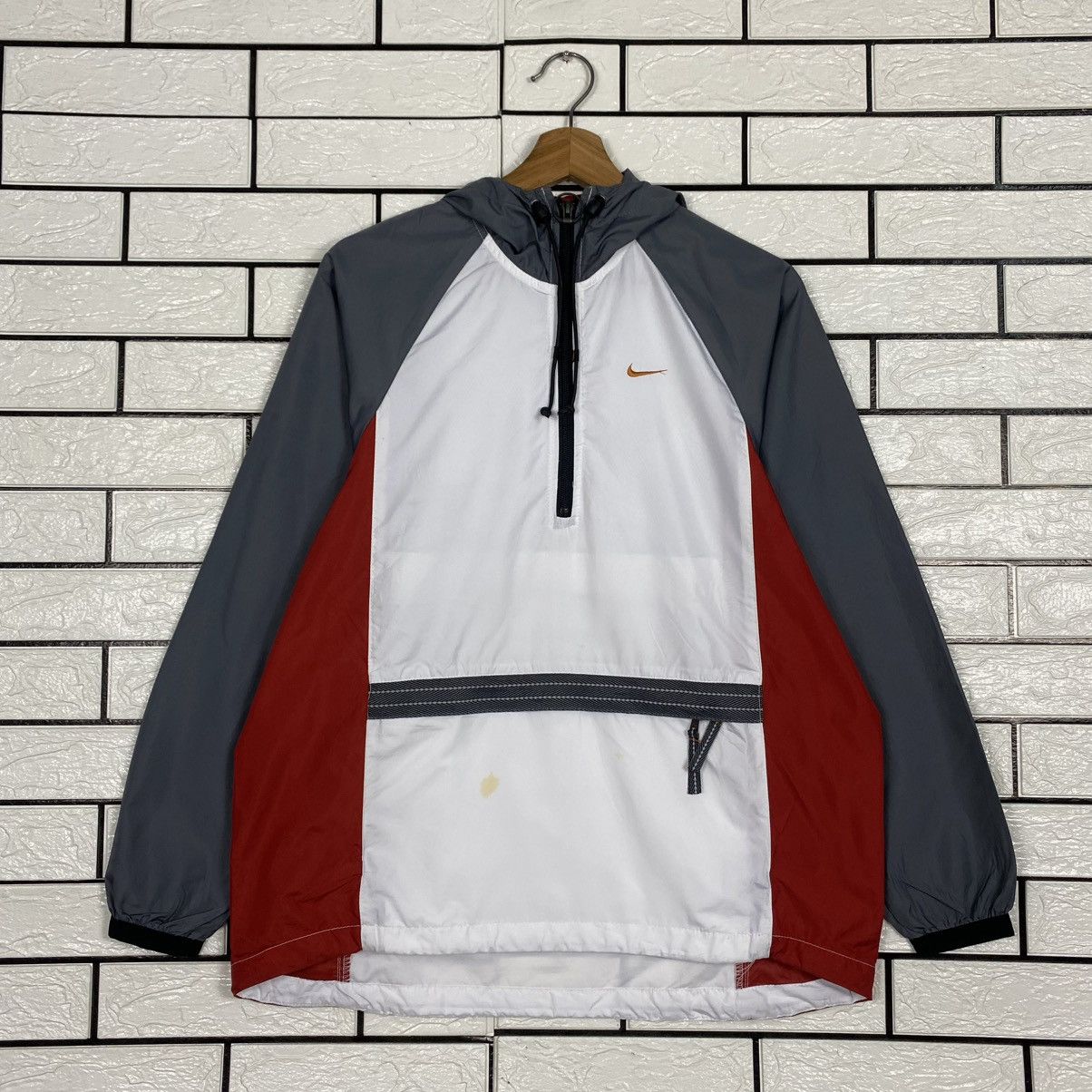 Nike 🔥VINTAGE ANORAK JACKET NIKE BIG SWOOSH Size M / US 6-8 / IT 42-44 - 12 Thumbnail