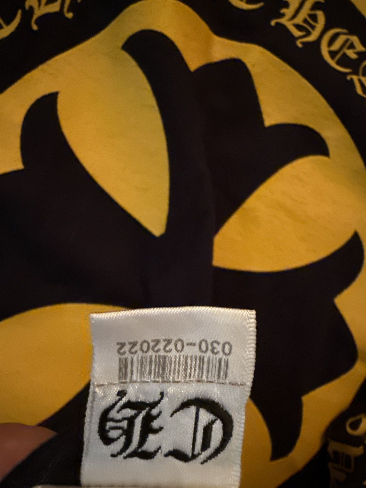 Chrome Hearts Chrome heart cross tee made in Hollywood black gold pirates Size US M / EU 48-50 / 2 - 3 Thumbnail