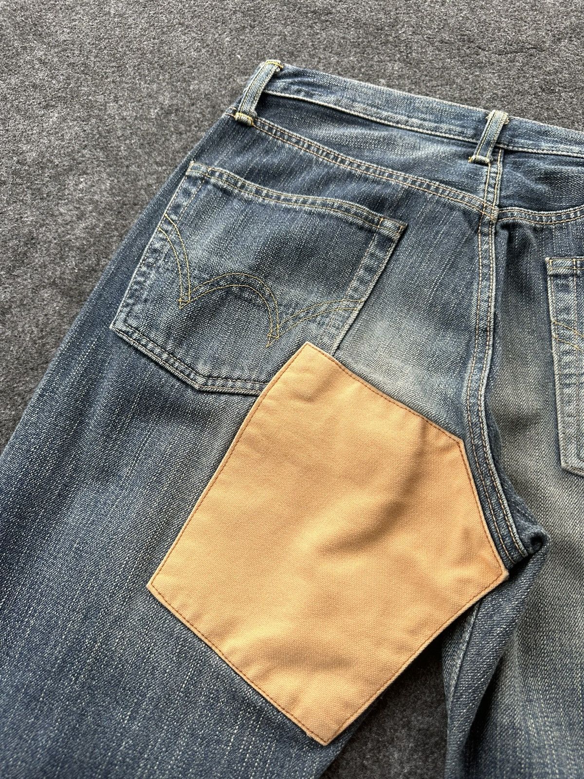 Edwin Vintage Edwin 505zx Orange Tag Selvedge Size 30 D102 Size US 30 / EU 46 - 13 Thumbnail
