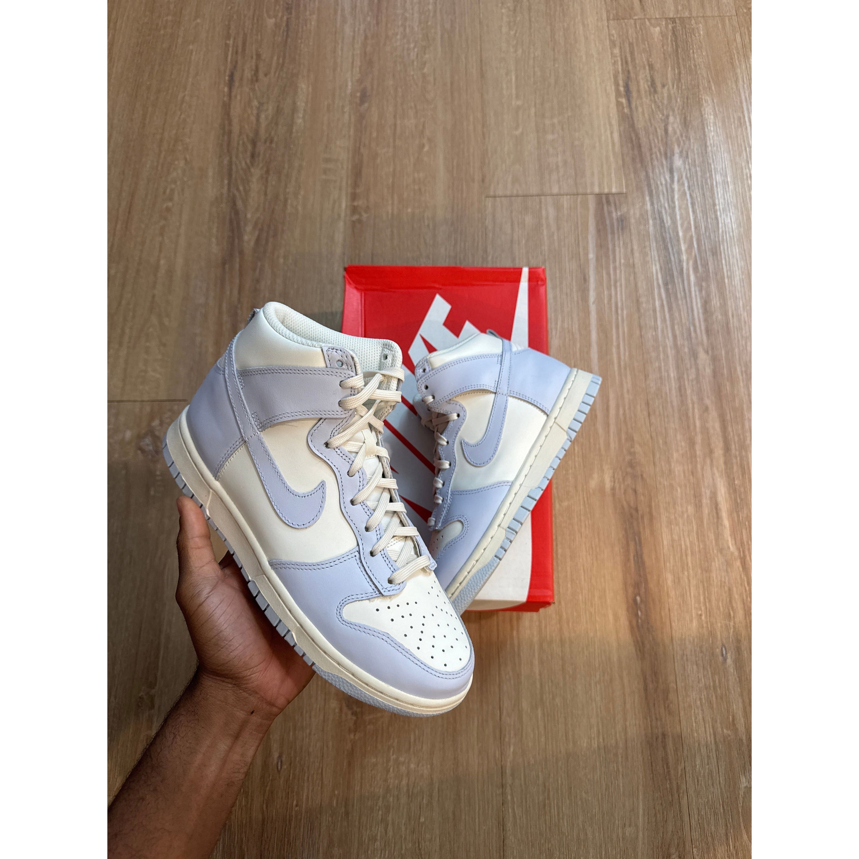 Nike Dunk High Sail Football Grey