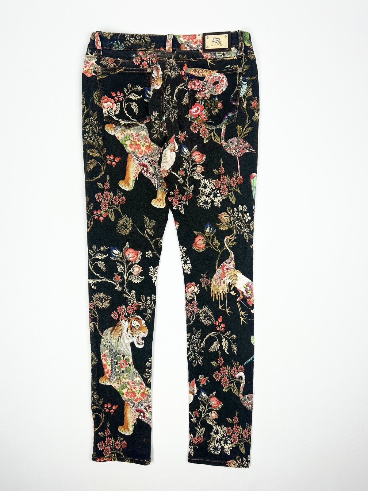 Etro ETRO Milano womens Tiger & Floral Print Pants Size 27" / US 4 / IT 40 - 4 Thumbnail