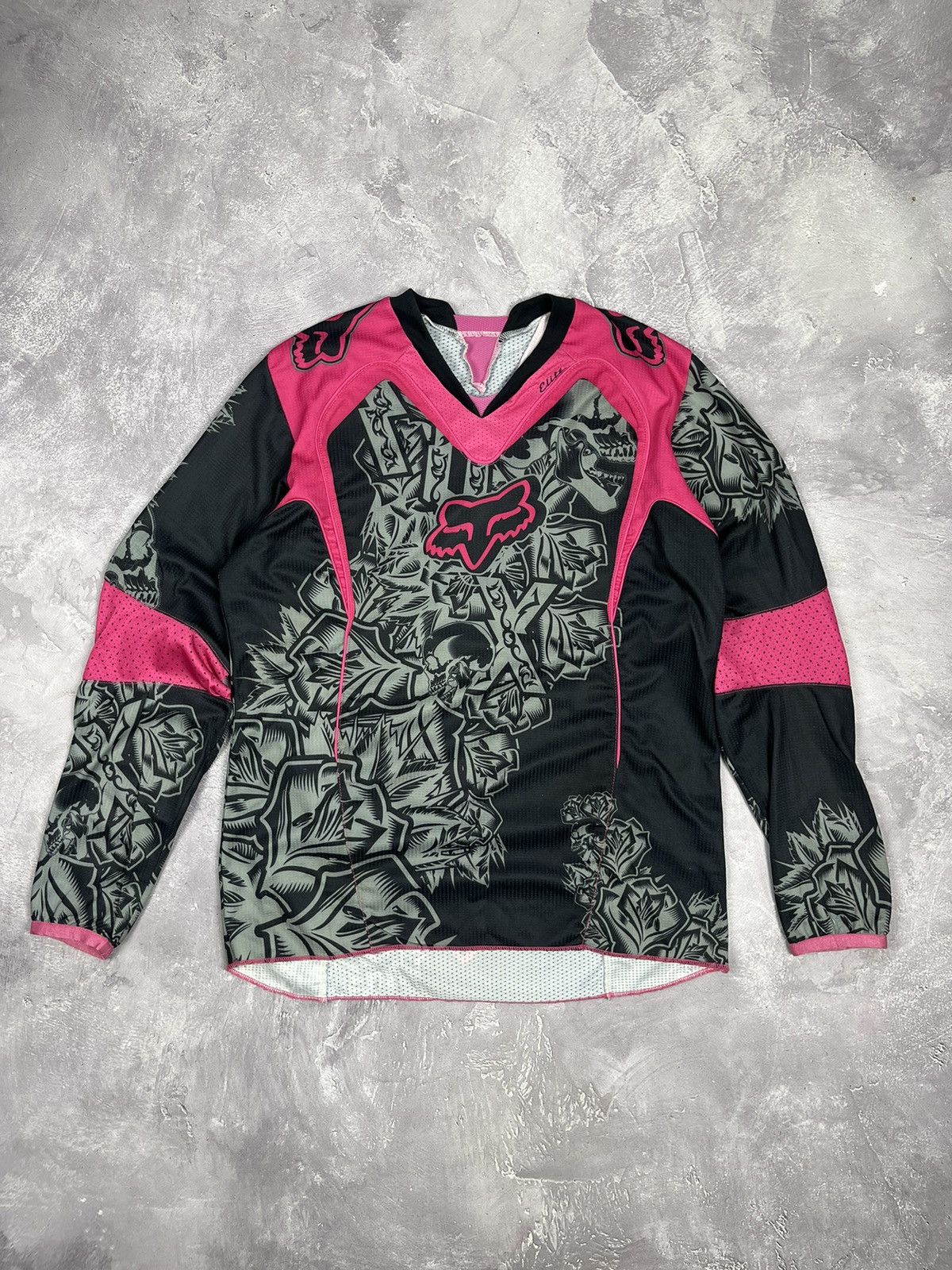 Fox Racing Fox Riders Co Thermal Longsleeve Jersey Womens Black/Pink Size M / US 6-8 / IT 42-44 - 3 Thumbnail