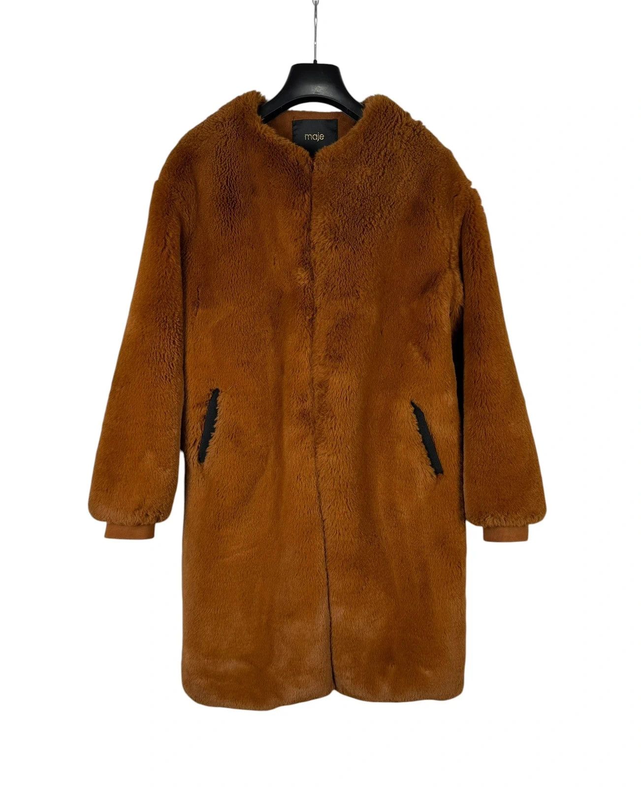 Maje Maje Faux Fur Teddy Coat Polyester Size XS / US 0-2 / IT 36-38 - 9 Thumbnail