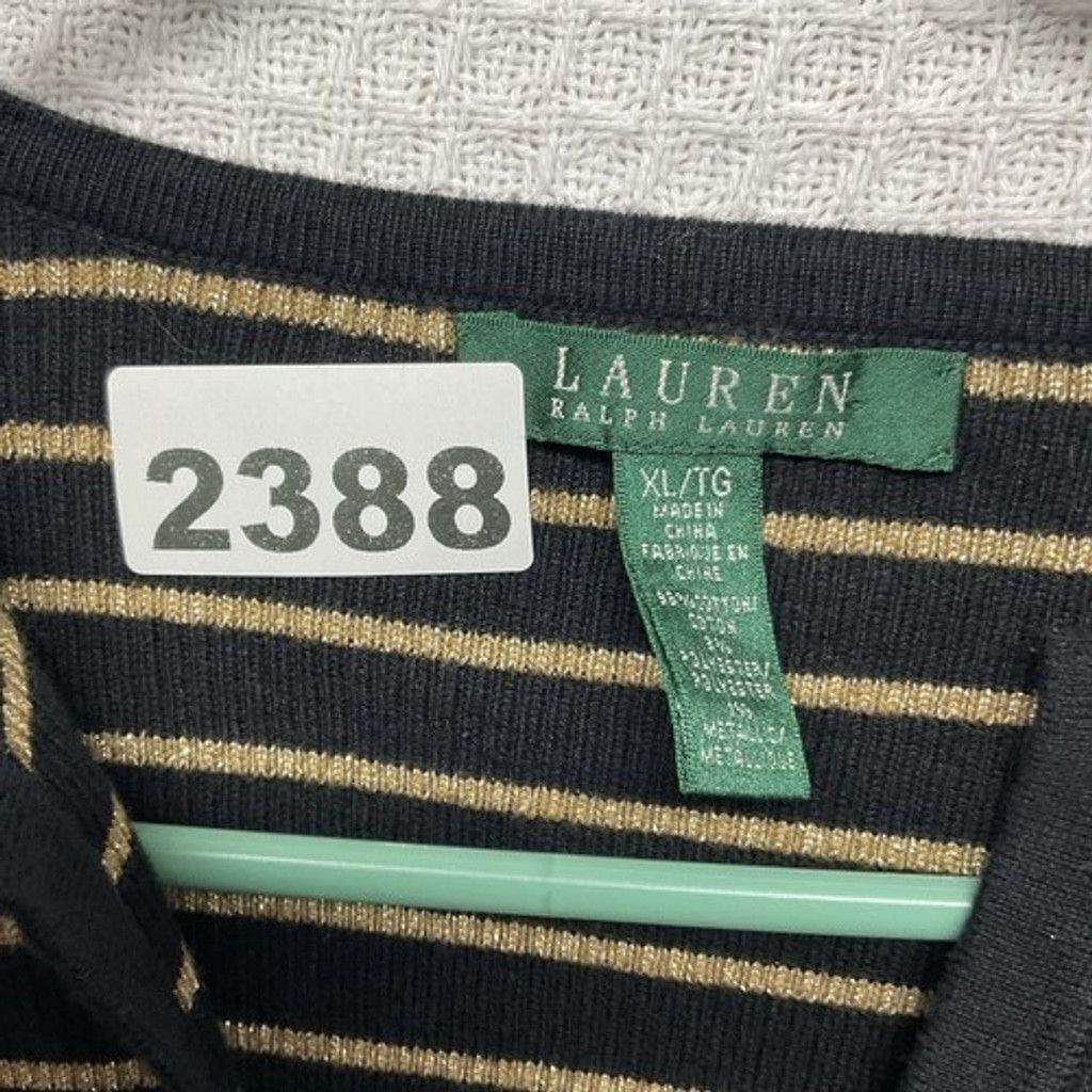 Ralph Lauren Lauren Ralph Lauren Button Henley V-Neck Sweater Women XL Size XL / US 12-14 / IT 48-50 - 2 Thumbnail