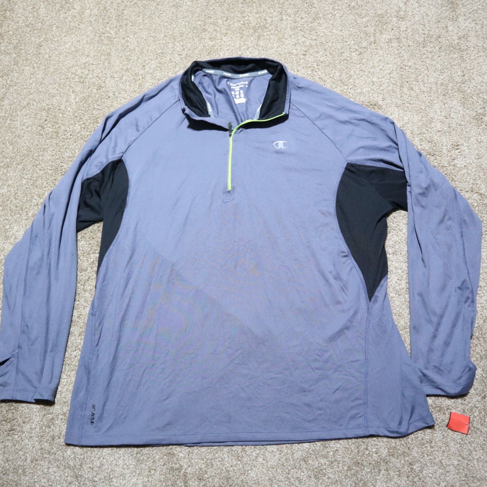 Champion Champion Sweatshirt Pullover 1/4 Zip Long Sleeve Men 2XL Gray Shirt Size US XXL / EU 58 / 5 - 2 Thumbnail