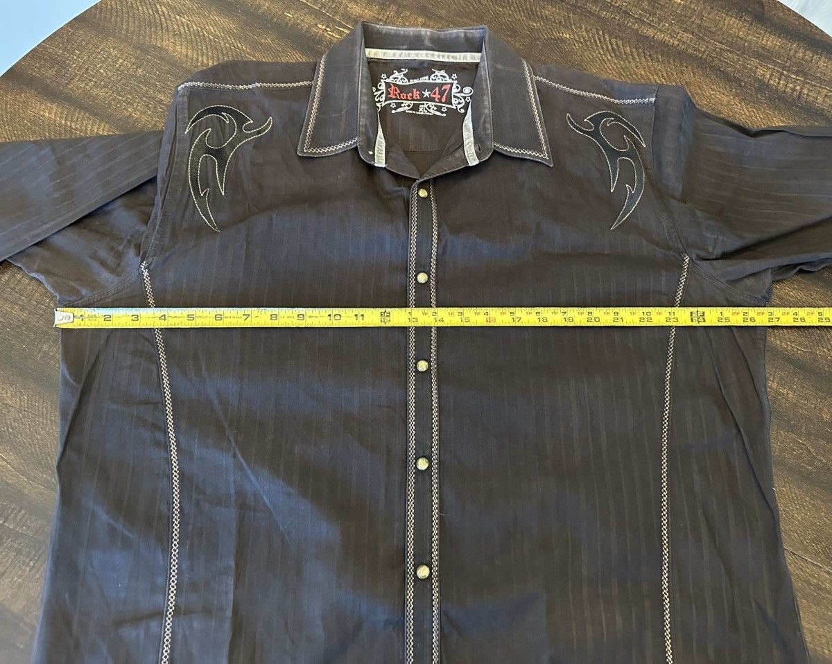 Other Rock 47 By Wrangler L/S Pearl Snap L/S Shirt Mens Size XL Size US XL / EU 56 / 4 - 9 Thumbnail