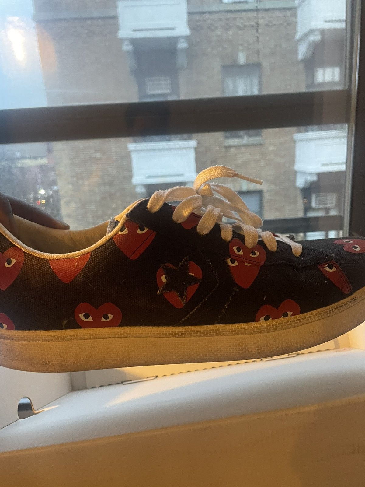 Comme des Garcons PLAY × Converse Vintage CDG Play Heart Converse Size US 11 / EU 44 - 2 Thumbnail