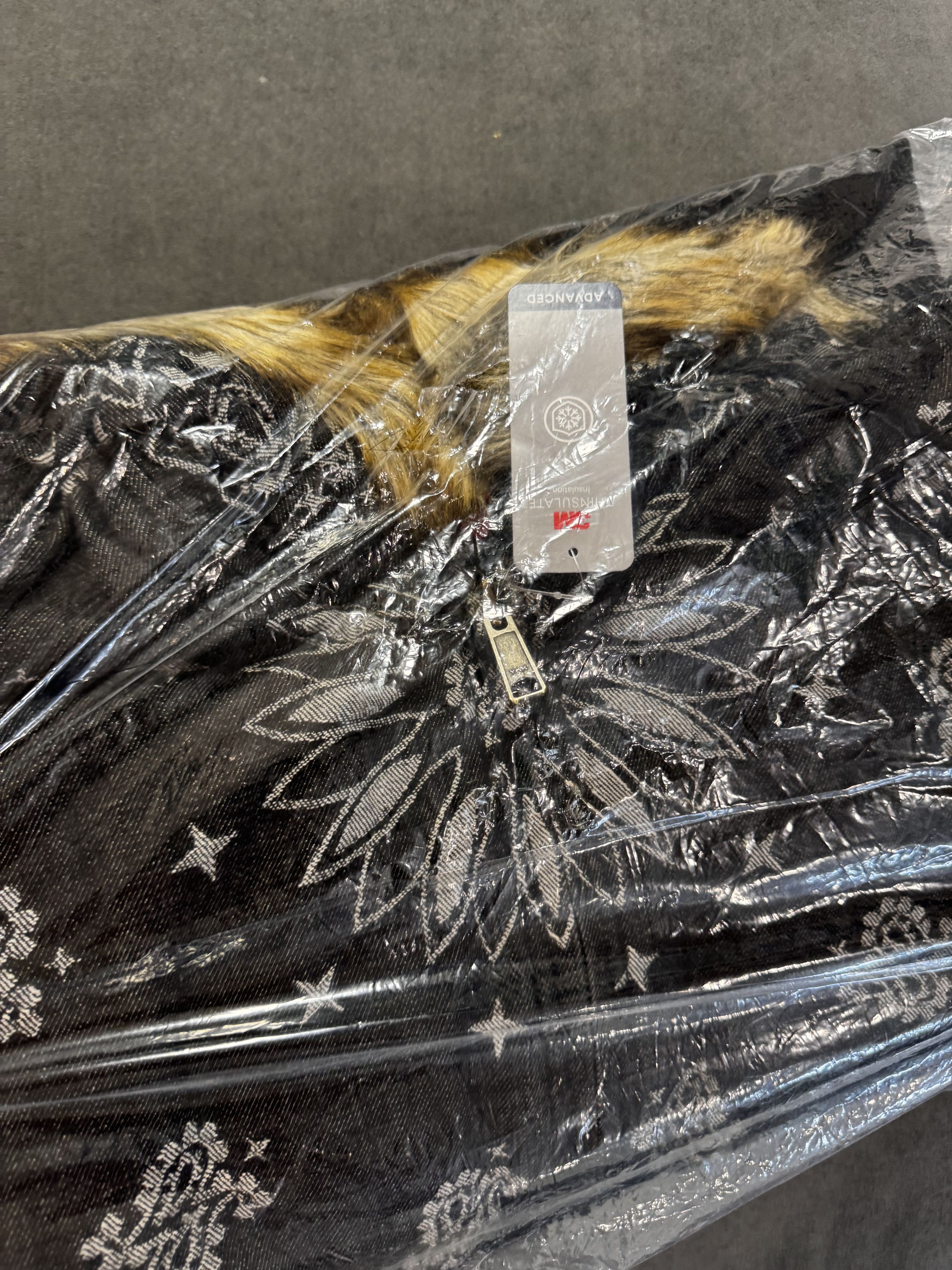 Supreme Supreme Bandana Jacquard Denim Hooded Work Jacket Black Size US L / EU 52-54 / 3 - 7 Thumbnail