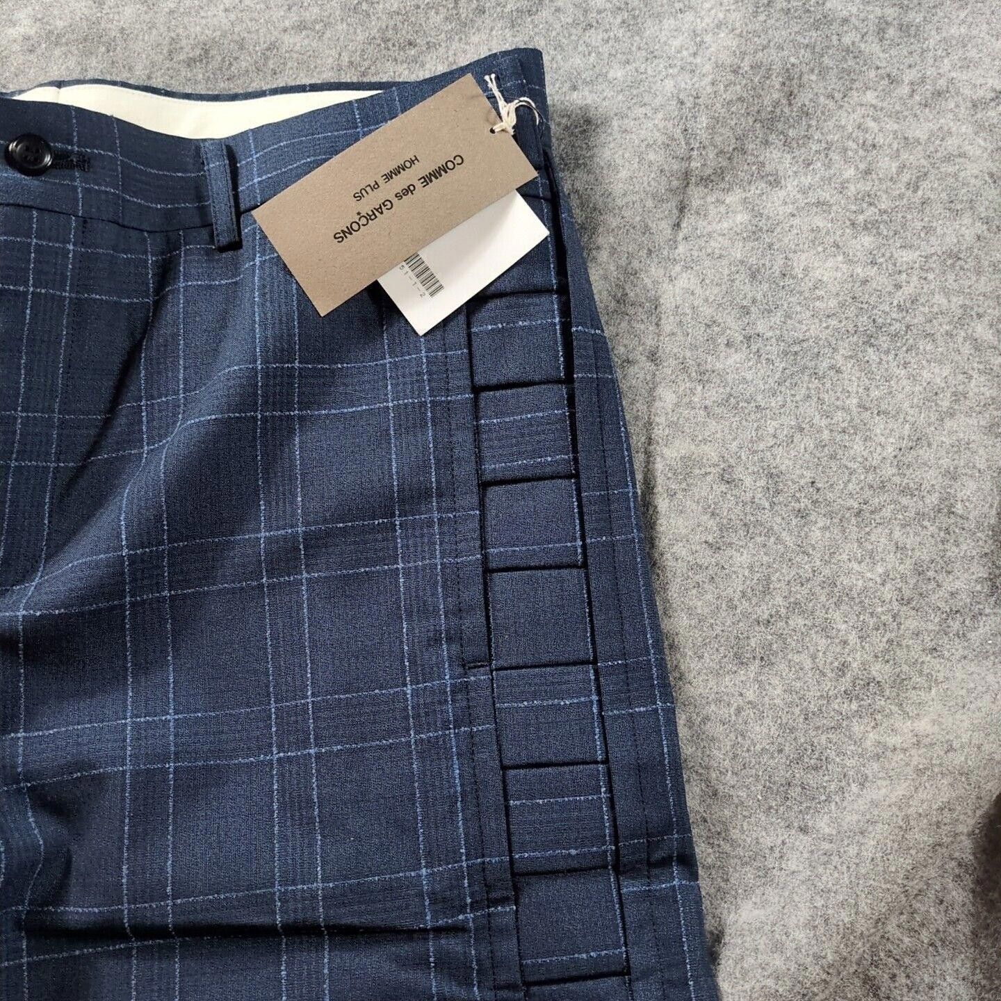 Comme des Garcons NWT CDG Comme des Garçons Homme Plus Wool Navy Trousers Size US 30 / EU 46 - 6 Thumbnail