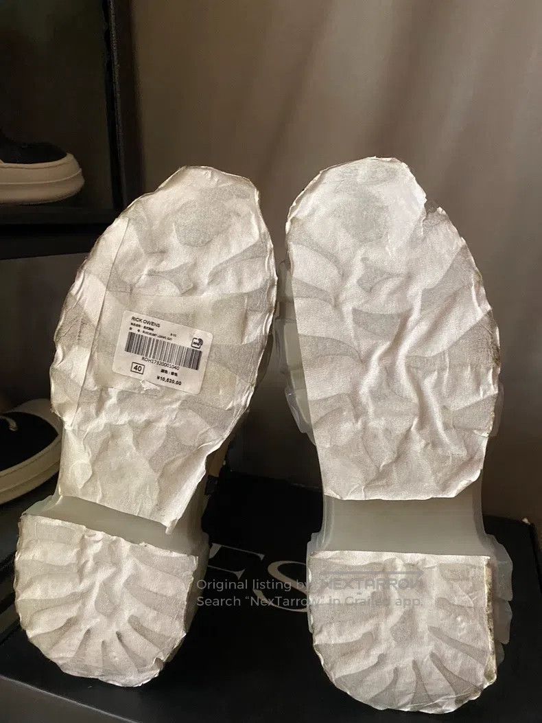 Rick Owens RICK OWENS Thick Shoelaces Transparent Octopus Sole Milita Size US 7 / EU 40 - 7 Thumbnail