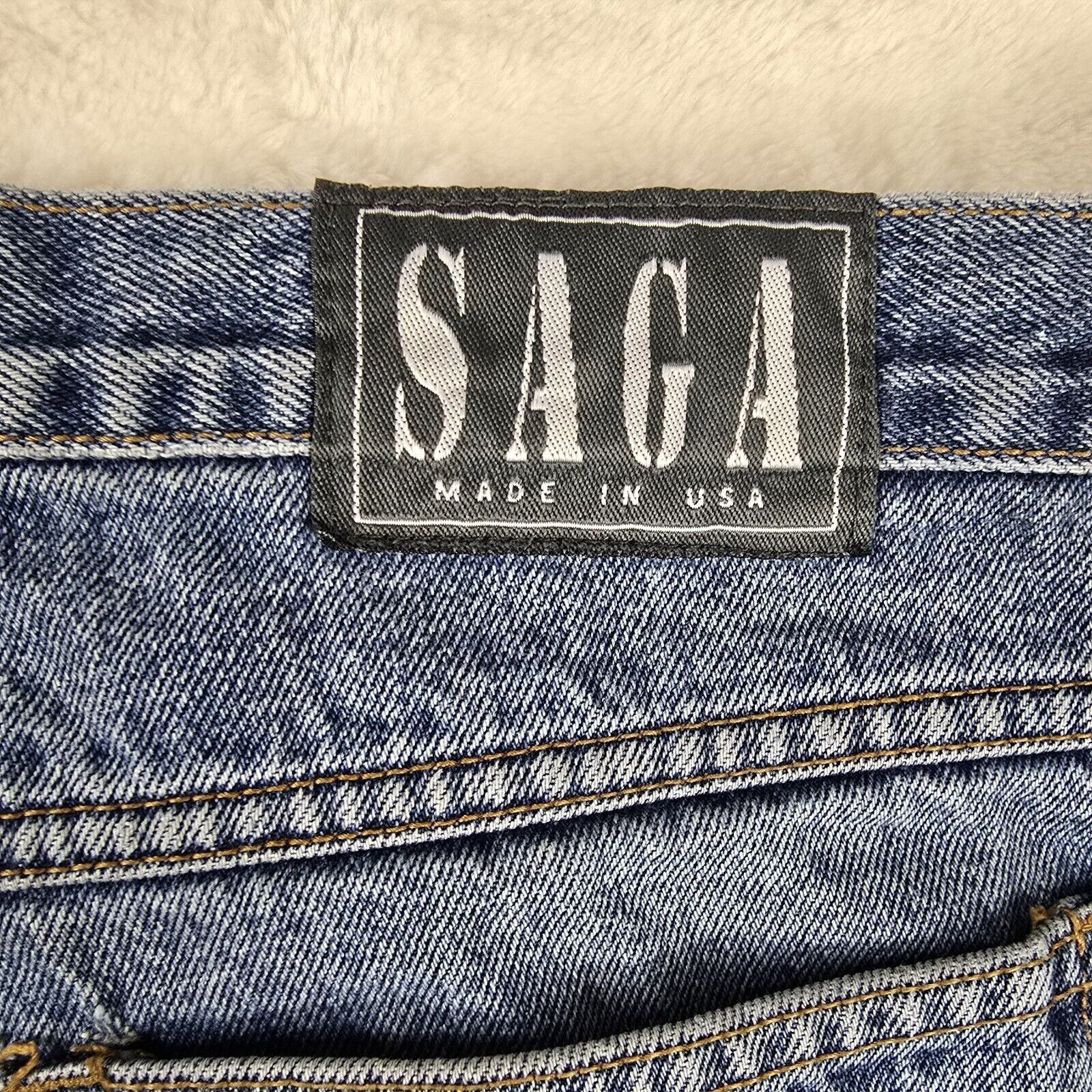 Other Vintage SAGA Made In USA Jeans Size 44 Baggy Skater 42x32 Size US 44 / EU 60 - 5 Thumbnail