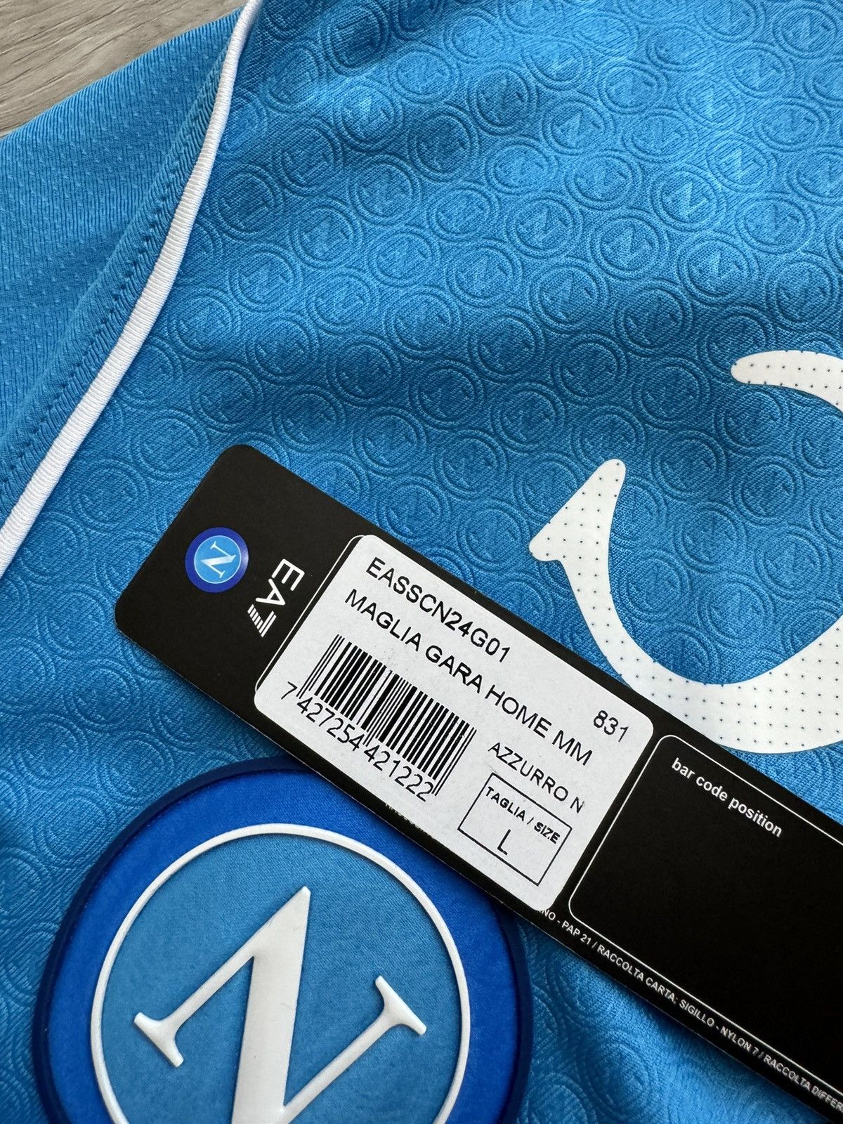 Emporio Armani Emporio Armani Giovanni Di Lorenzo Napoli Jersey (Maradona) Size US L / EU 52-54 / 3 - 11 Thumbnail