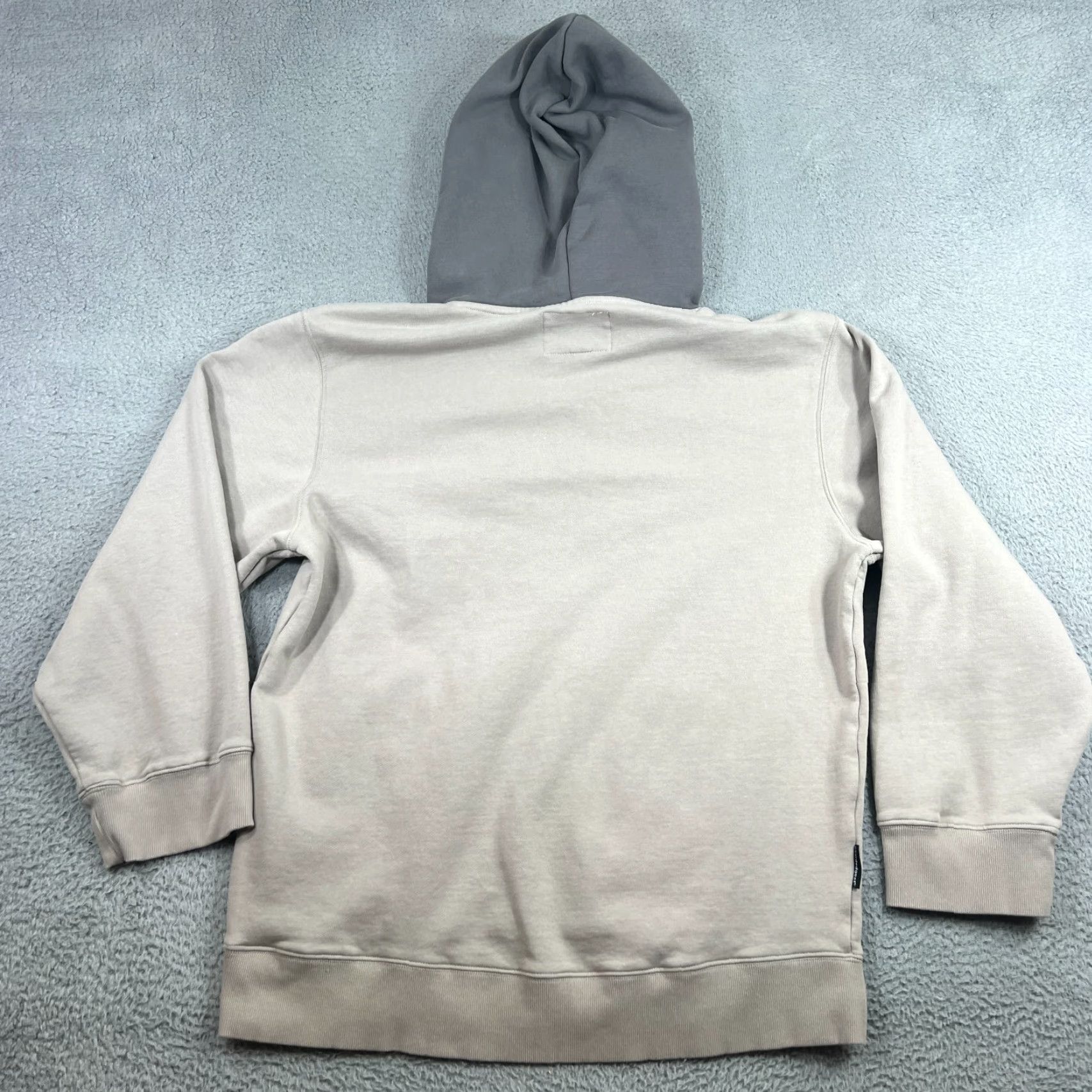 Vintage Bearded Goat Mens Hoodie Two Tone Pockets Gray XXL Pullover Cotton Blend Shirt? Size US XXL / EU 58 / 5 - 7 Thumbnail