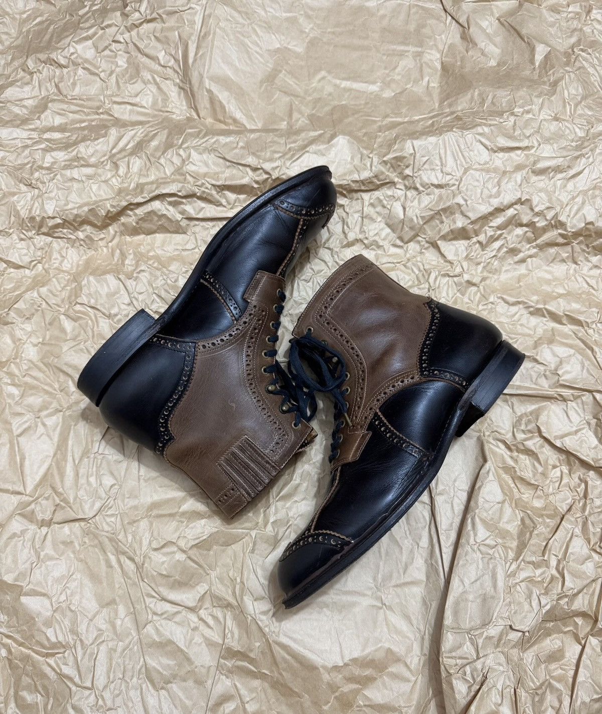 Takahiromiyashita The Soloist. TAKAHIROMIYASHITA THE SOLOIST leather shoes Size US 9 / EU 42 - 4 Thumbnail