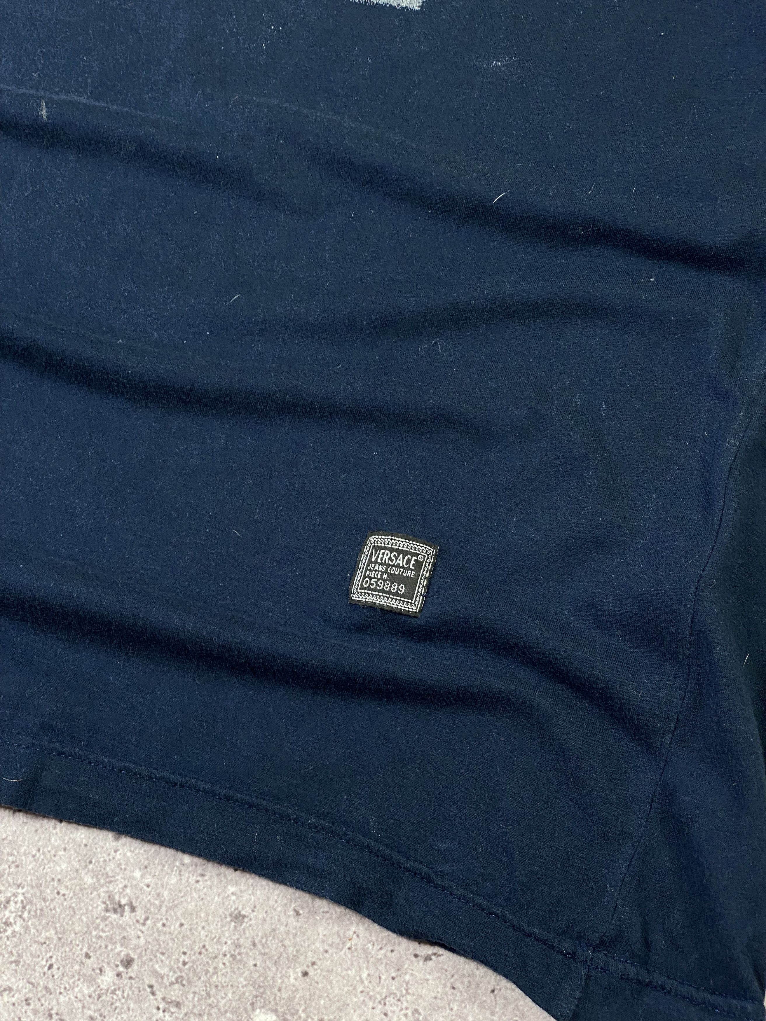 Versace × Versace Jeans Couture × Vintage Versace Y2K Medusa T-shirt Vintage Big Logo T Shirt Size US XL / EU 56 / 4 - 5 Thumbnail
