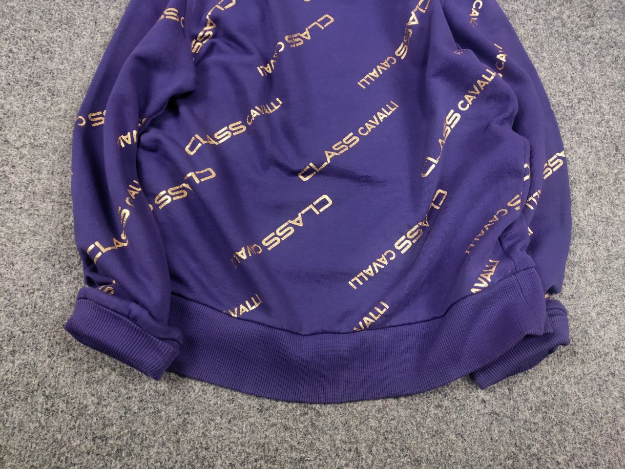 Roberto Cavalli Roberto Cavalli class Design Purple Monogram Logo Sweatshirt Size US S / EU 44-46 / 1 - 6 Thumbnail
