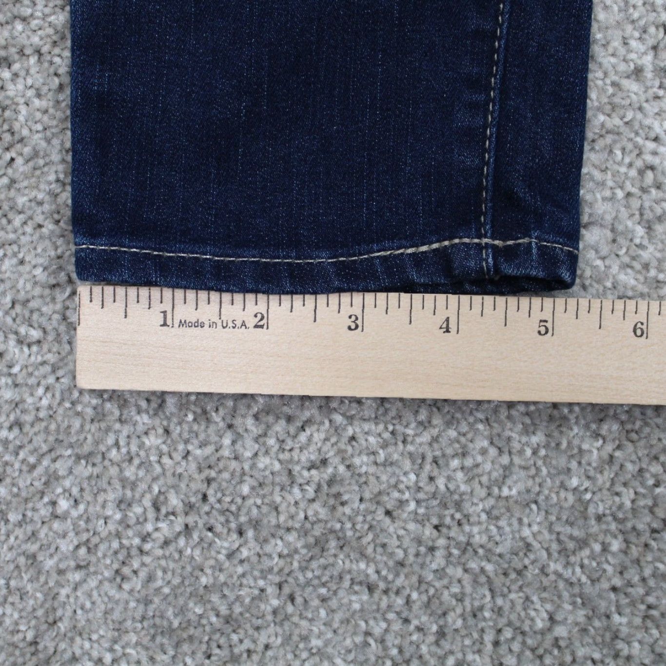 Paige Paige Skyline Ankle Peg Jeans Womens 24 Blue 5-Pocket Denim Stretch Inseam 28" Urban City USA Streetwear Pants Size 42" / US 20 - 5 Thumbnail