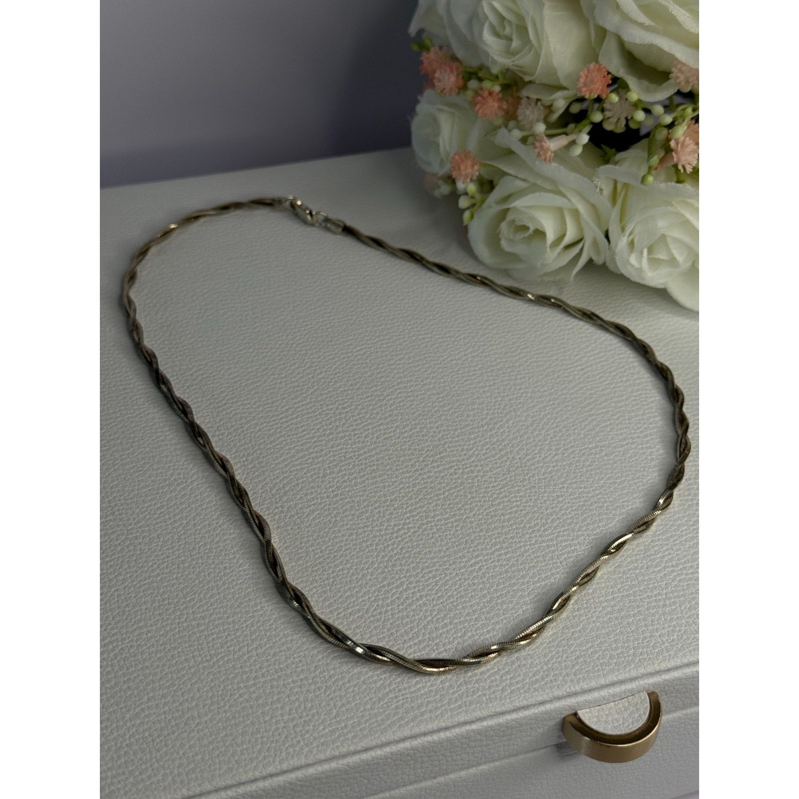 Jewelry 925 STERLING SILVER ITALY FAS NECKLACE LENGTH 18 INCH Size ONE SIZE - 1 Thumbnail