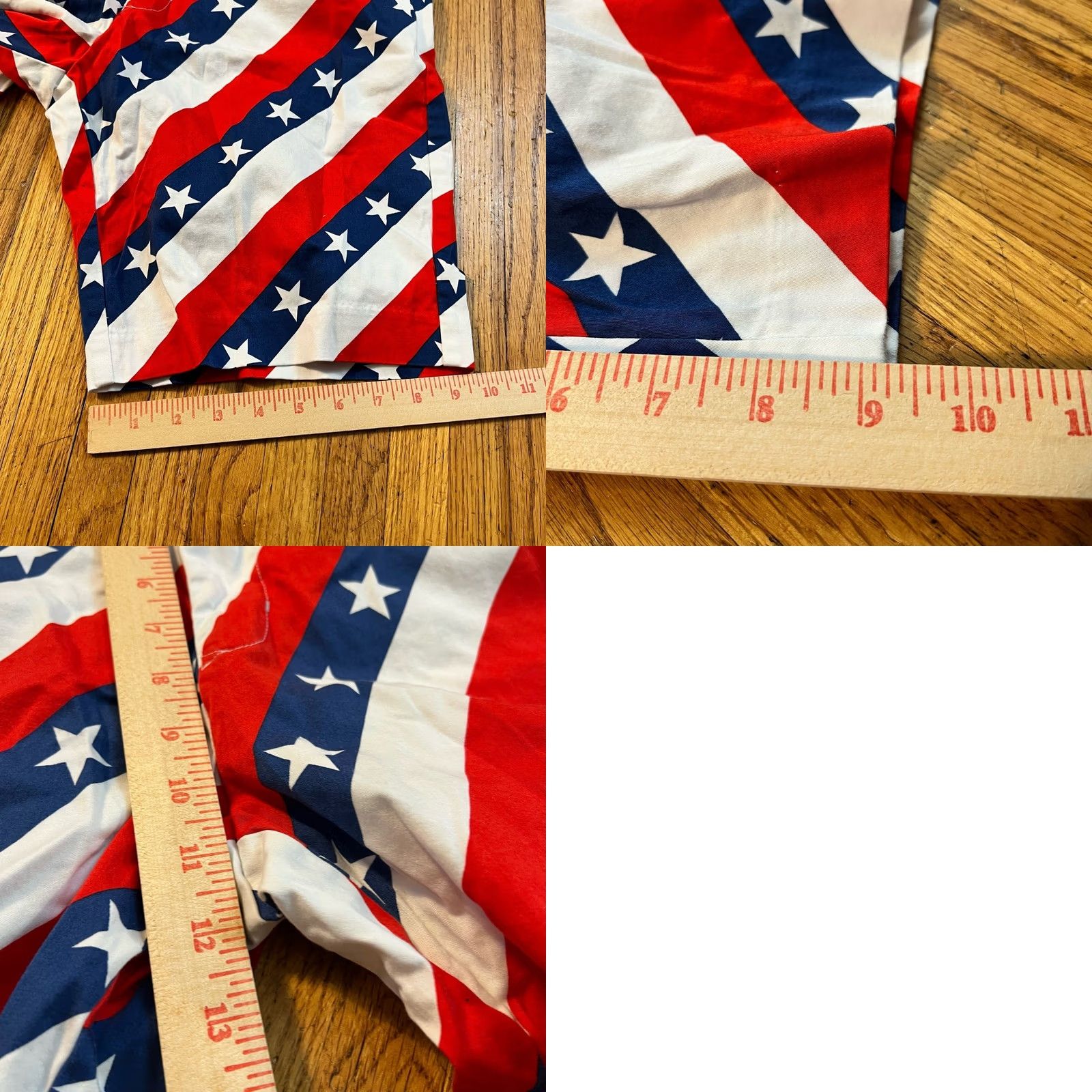Vintage Royal & Awesome Golf Shorts Mens 32 Bermuda Regular Red White Blue American Flag Men Size US 32 / EU 48 - 8 Thumbnail
