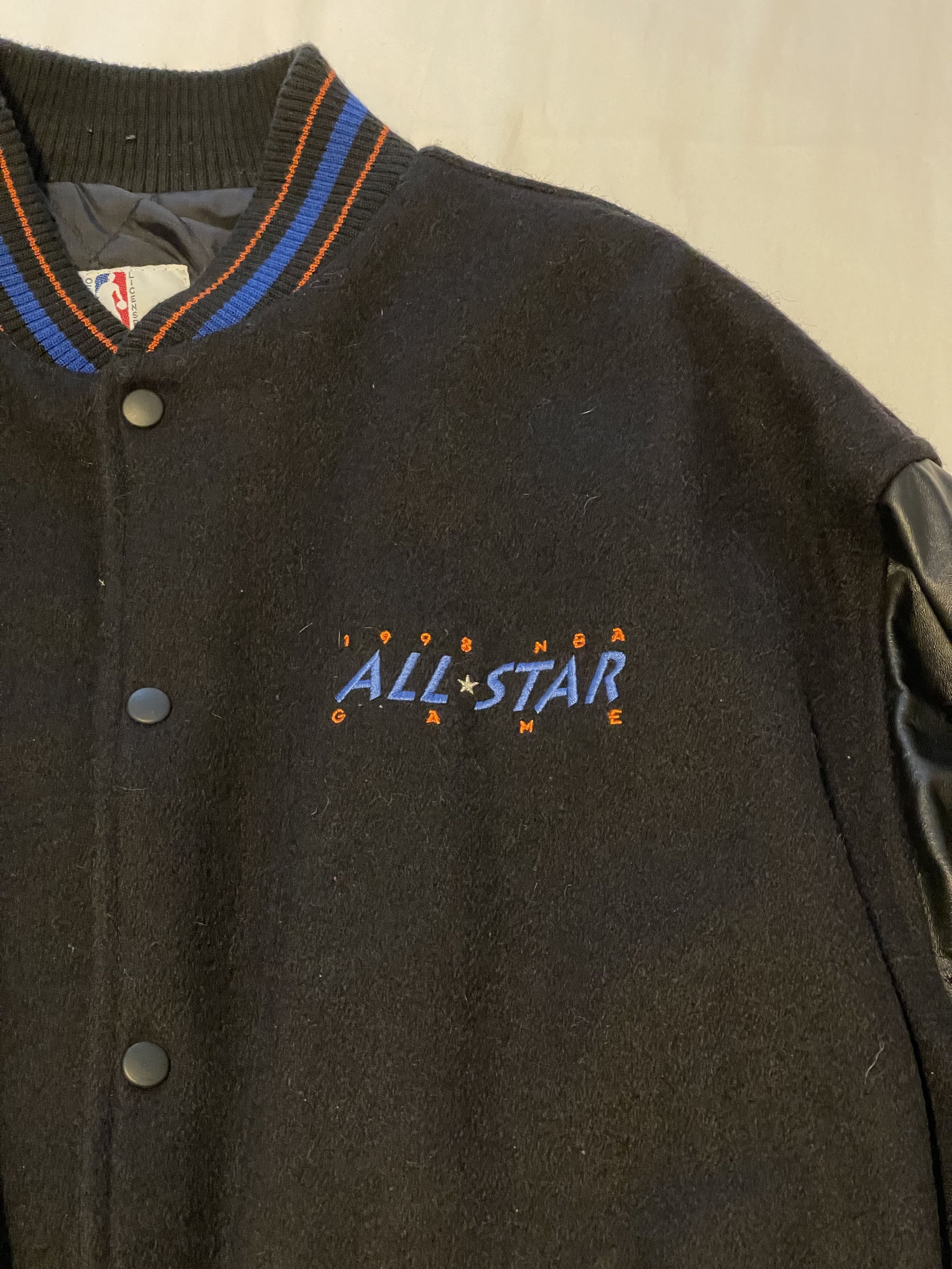 NBA × Vintage VINTAGE 1998 NBA ALL STAR VARSITY JACKET KNICKS XL Size US XL / EU 56 / 4 - 7 Thumbnail