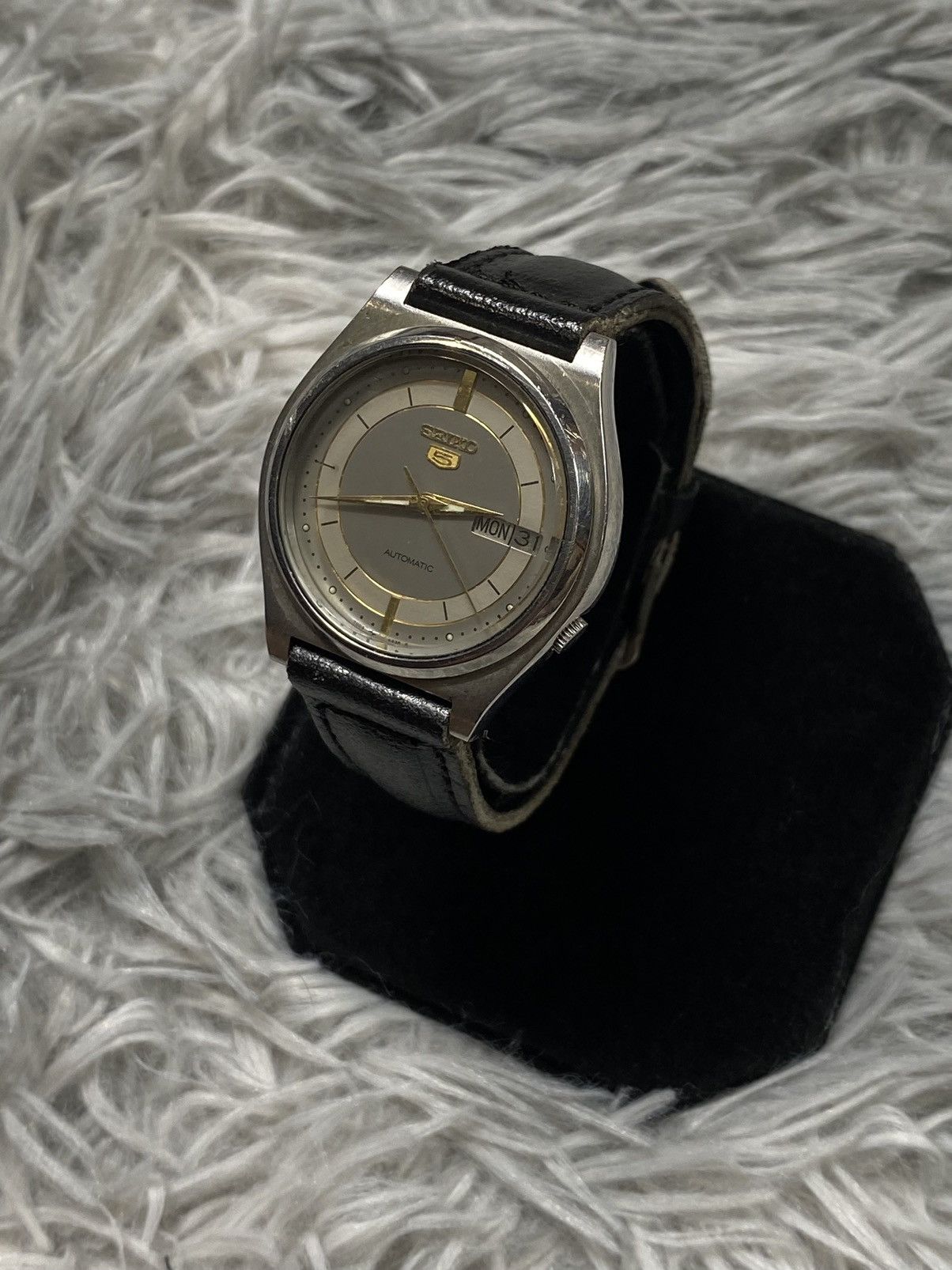 Seiko × Vintage Seiko 5 Automatic Watch - Stainless Steel Size ONE SIZE - 3 Thumbnail