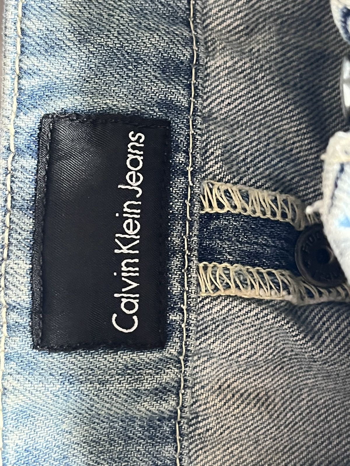Calvin Klein Y2K CalvinKlein miniskirt!! Size 27" / US 4 / IT 40 - 4 Thumbnail