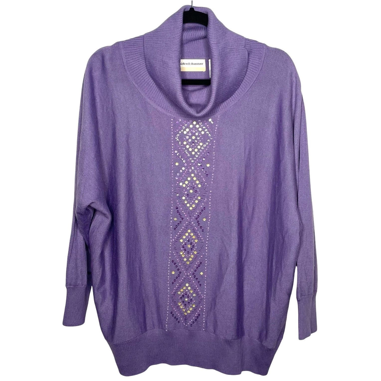 Other Alfredo Dunner Knit Sweater Size XL / US 12-14 / IT 48-50 - 1 Thumbnail