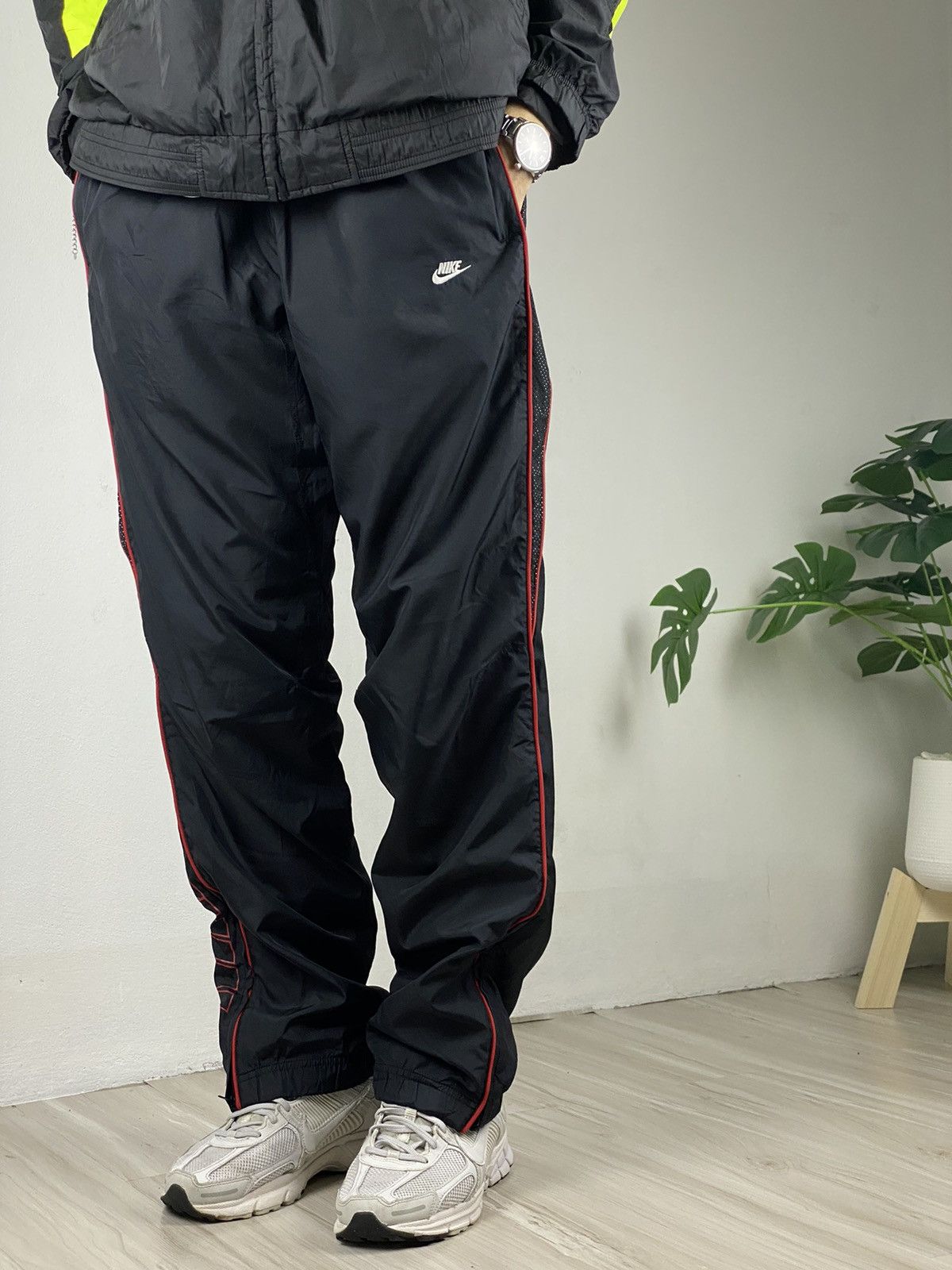 Nike nylon track pants on sale