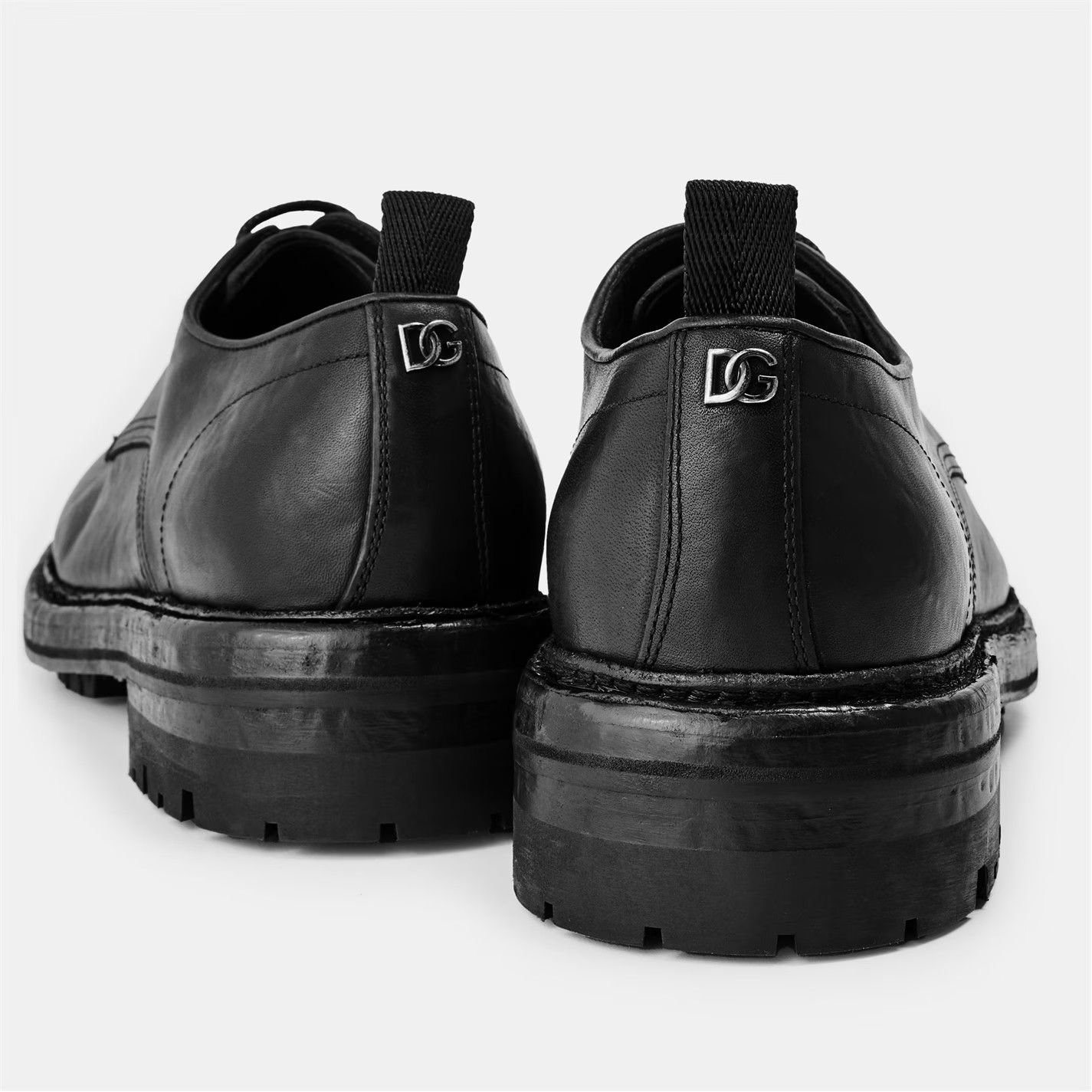 Dolce & Gabbana o1g2r1mq0426 Lace-Up Derby Shoes in Nero Size US 9 / EU 42 - 3 Thumbnail