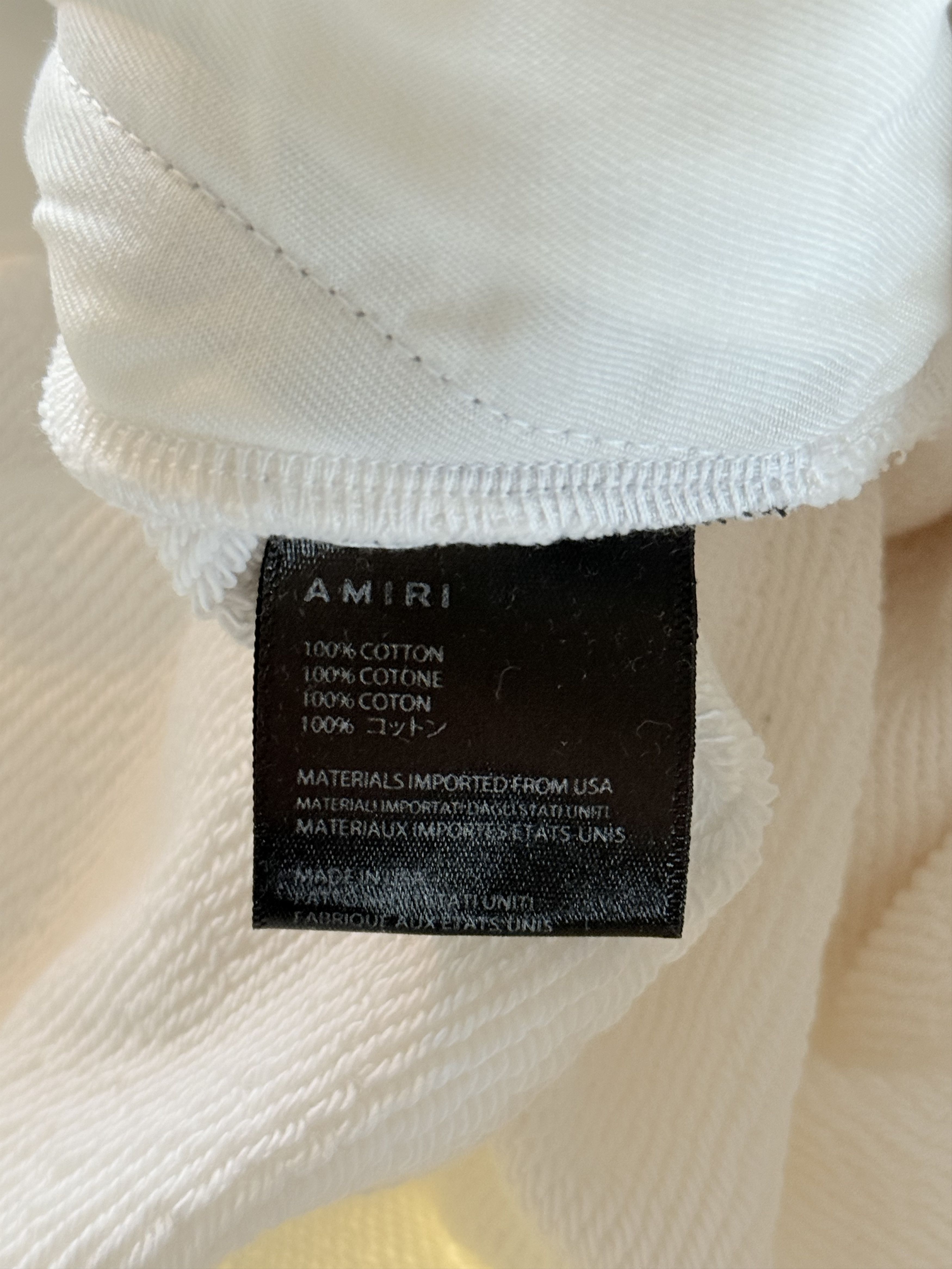 Amiri Amiri White & Red Paisley Applique Logo Sweatpants Size US 32 / EU 48 - 4 Thumbnail