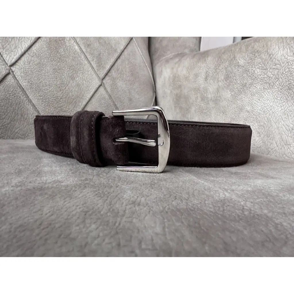 Loro Piana o1v3rcll0525 Size: 95 / Leather Belt in Brown Size 38 - 3 Thumbnail