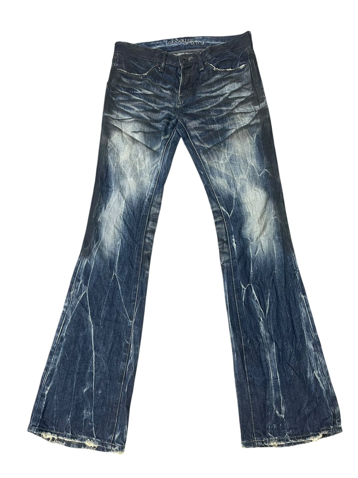 GOSTAR DE FUGA Civarize Fuga Flare Jeans Streetwear Size US 32 / EU 48 - 1 Thumbnail