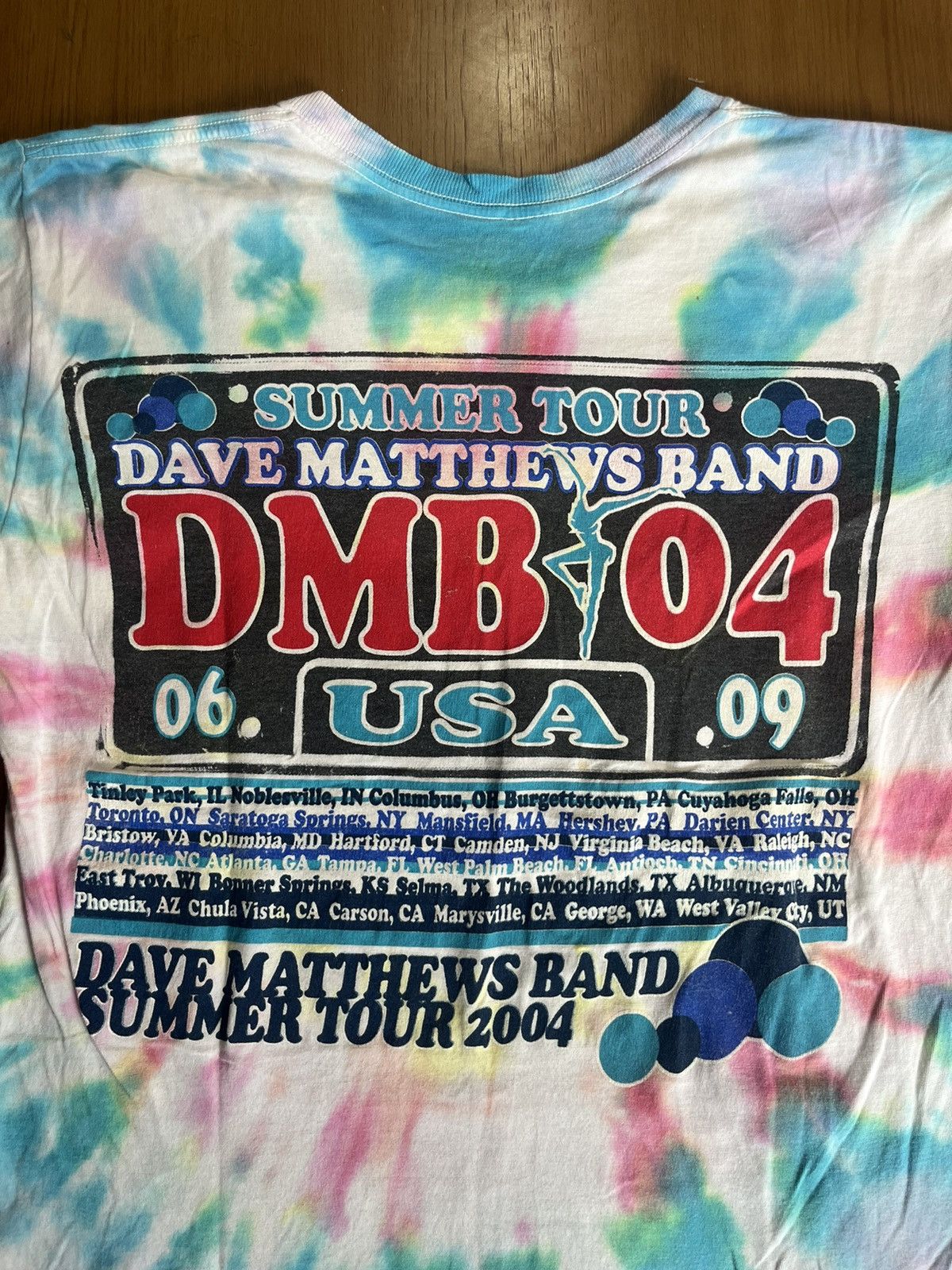 Vintage Vintage DAVE MATTHEWS BAND SUMMER TOUR 2004’s Tshirt Size US M / EU 48-50 / 2 - 9 Thumbnail