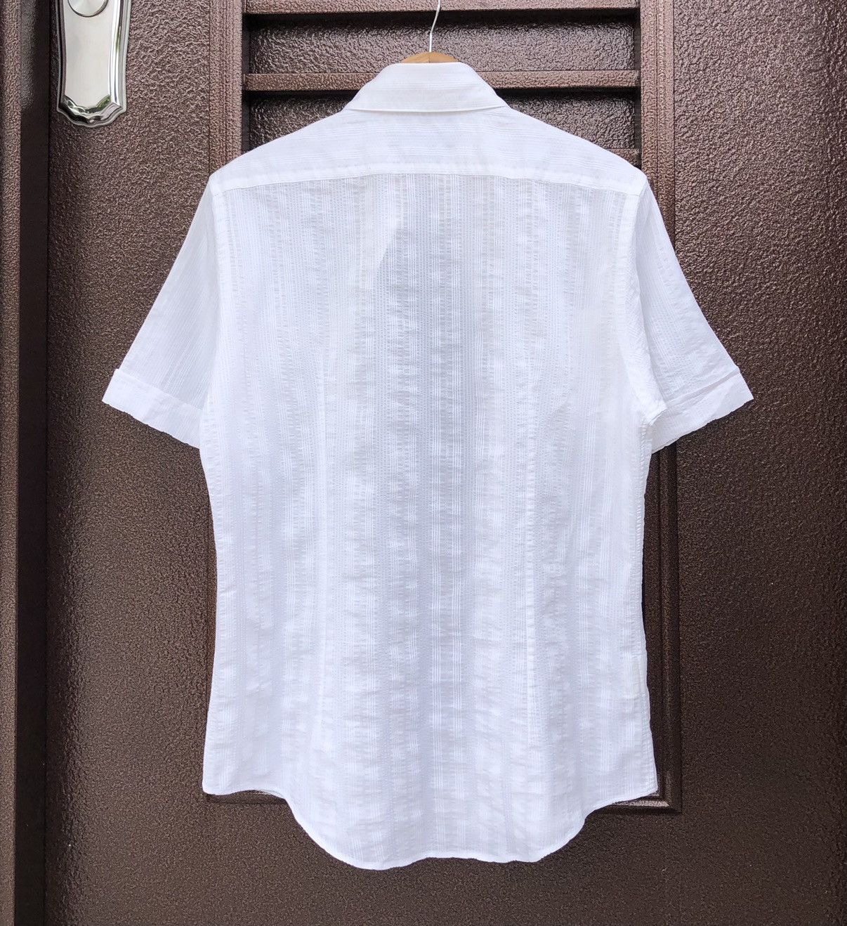 Burberry Burberry Checked Embroidery Logo Stretchable Short Sleeve Size US M / EU 48-50 / 2 - 4 Thumbnail