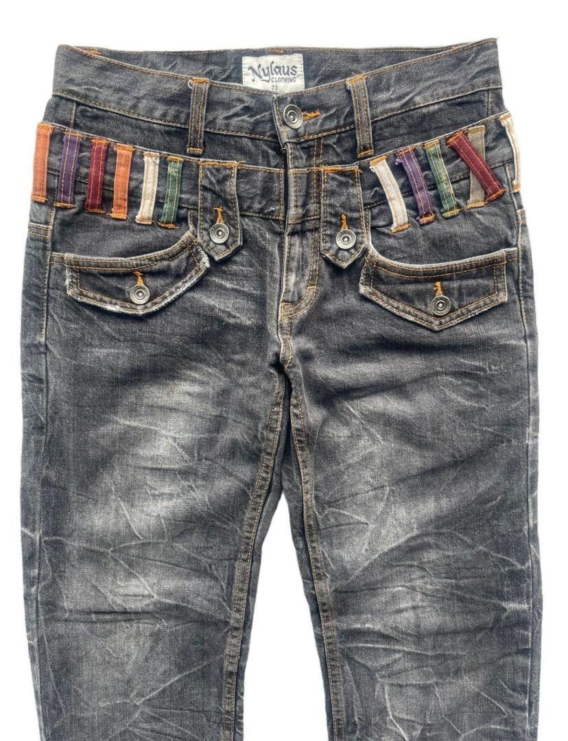 Japanese Brand Japanese Brand Nylaus Double Waist Straight Cut Jeans Size US 30 / EU 46 - 8 Thumbnail