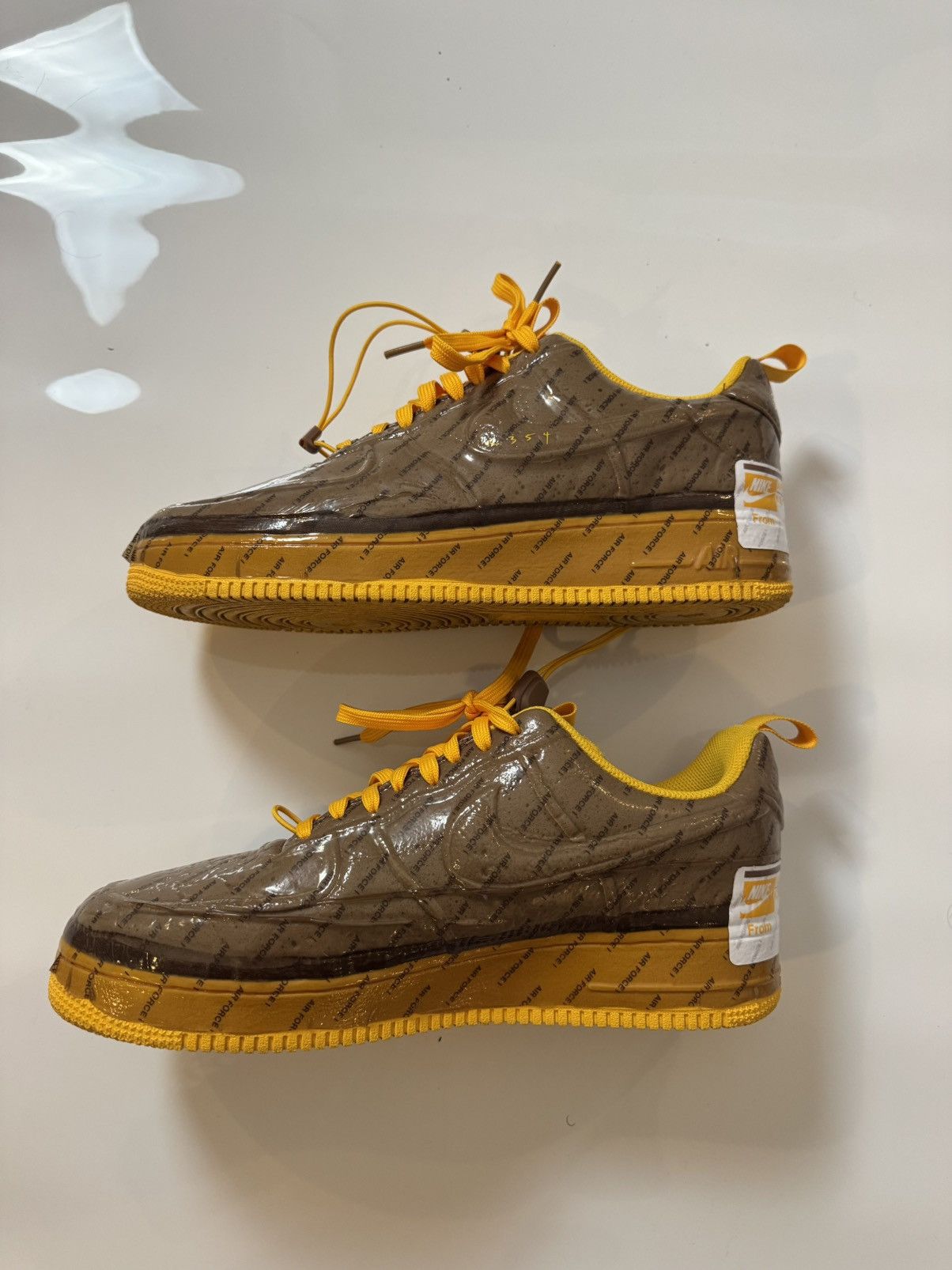 Nike Nike Air Force 1 low experimental sail RARE mens 10 n. 354 Size US 11.5 / EU 44-45 - 4 Thumbnail