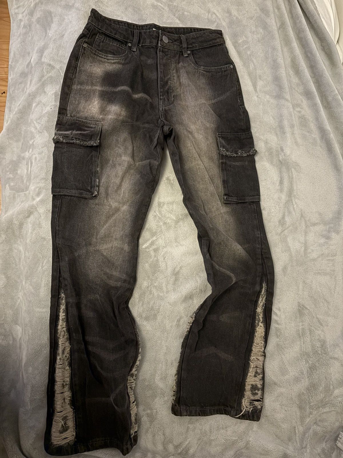 Fashion Nova Stacked flared jeans Size US 30 / EU 46 - 5 Thumbnail