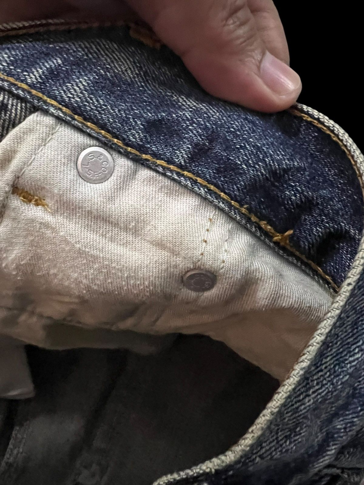 Levi's Vintage Levi’s 502 Mud Wash Jean Very Rare Size US 33 - 11 Thumbnail