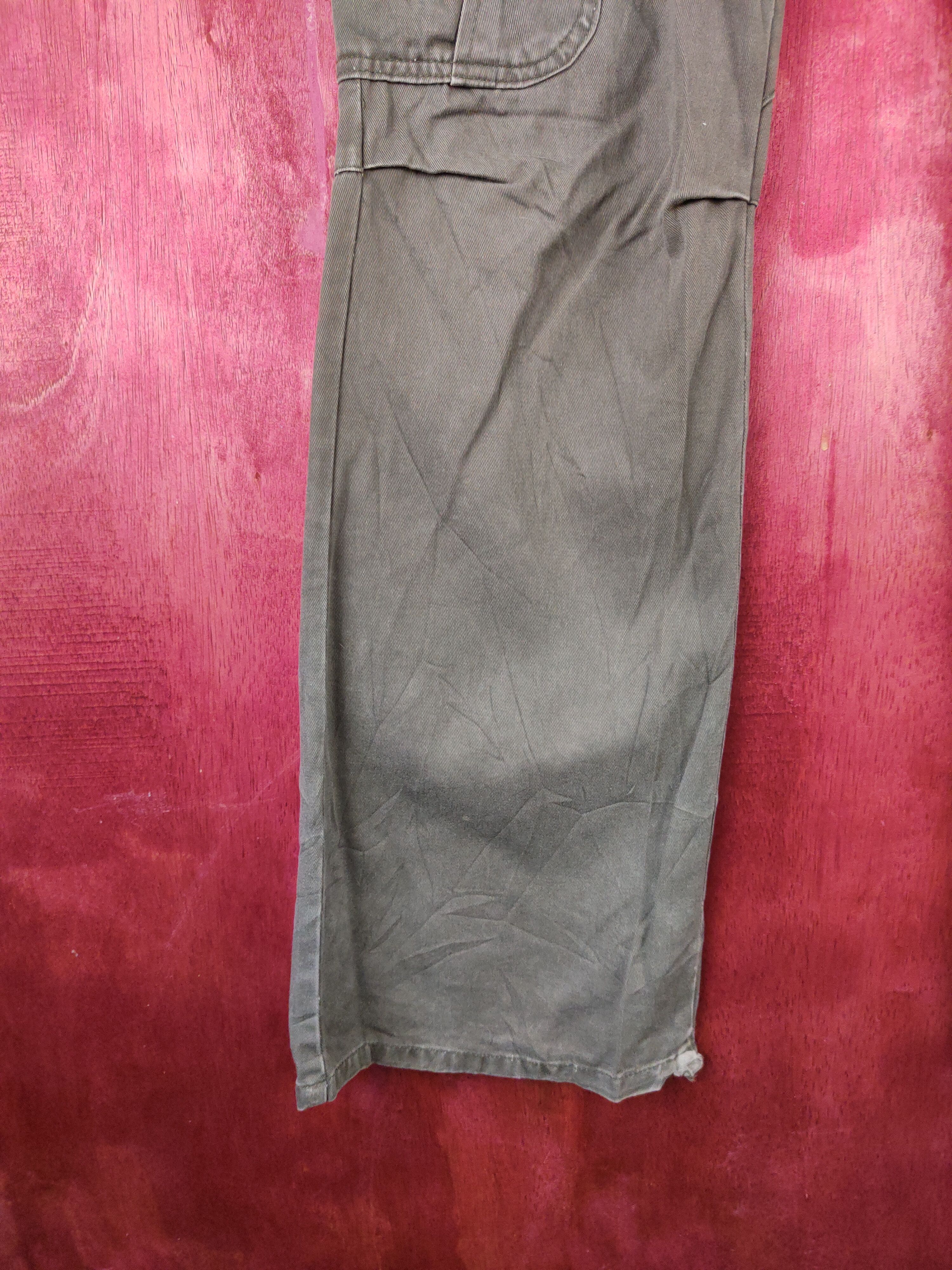 Japanese Brand Root Three Olive Multipocket Tactical Cargo Pants #S1798 Size US 30 / EU 46 - 6 Thumbnail