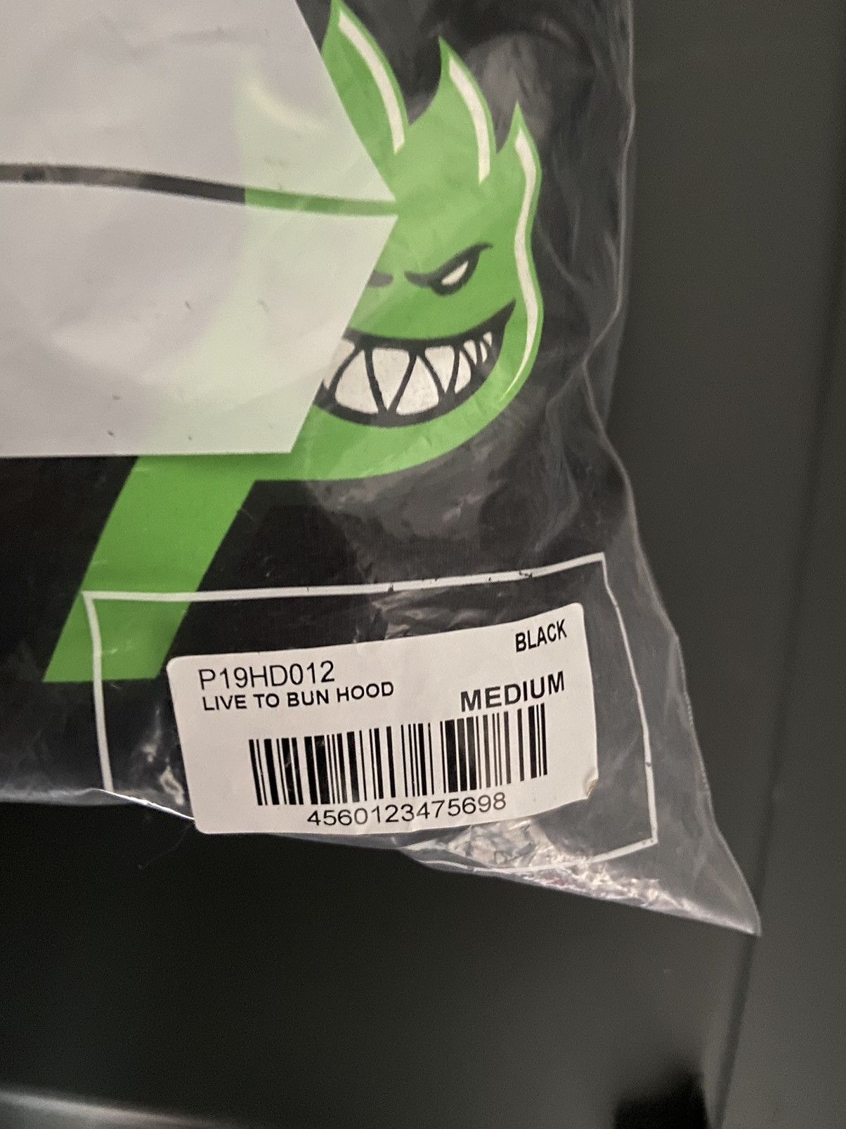 Palace × Spitfire Palace Spitfire Live To Bun Hood size Medium Black Size US M / EU 48-50 / 2 - 5 Thumbnail