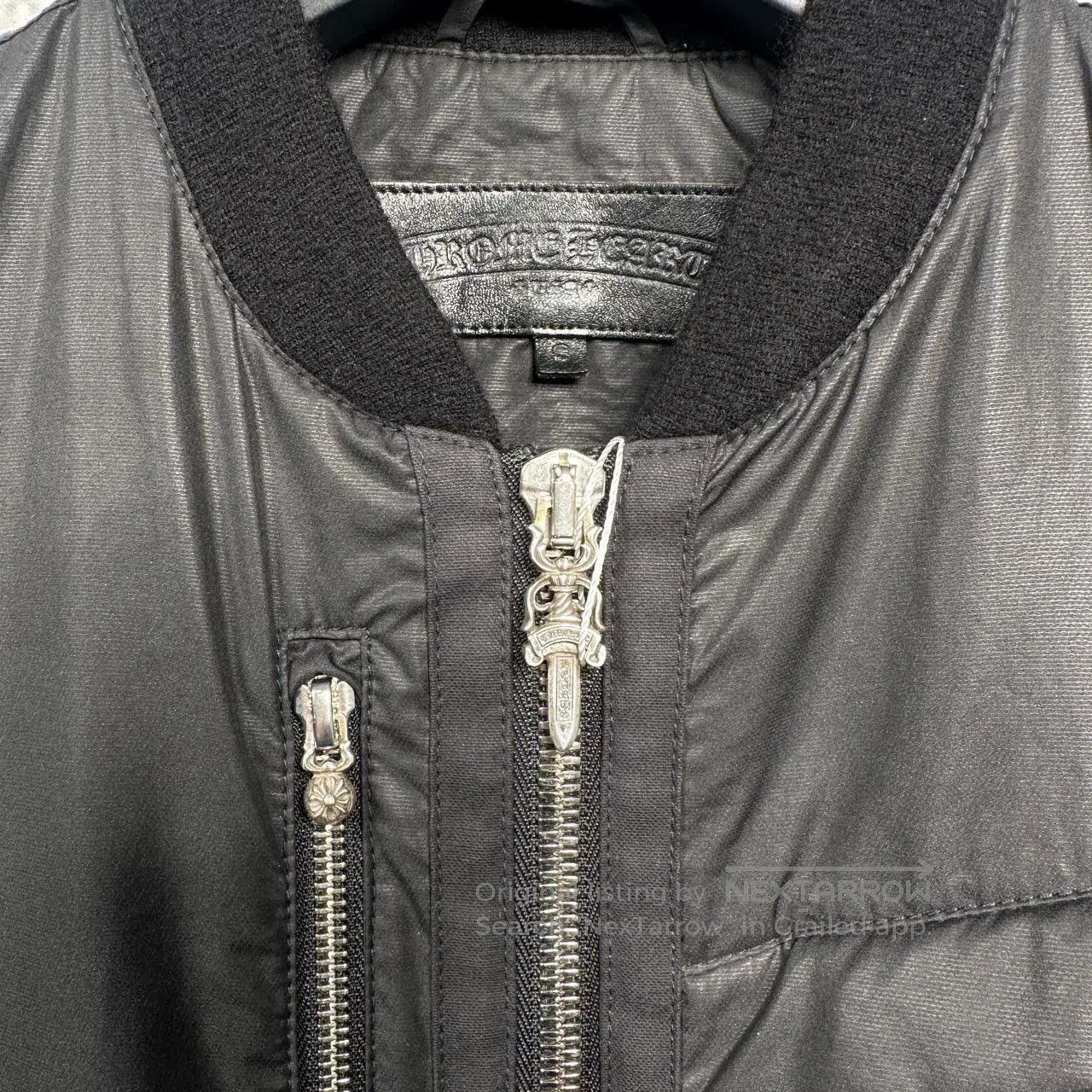 Chrome Hearts chrome hearts nylon zip jacket in black. Size US S / EU 44-46 / 1 - 6 Thumbnail