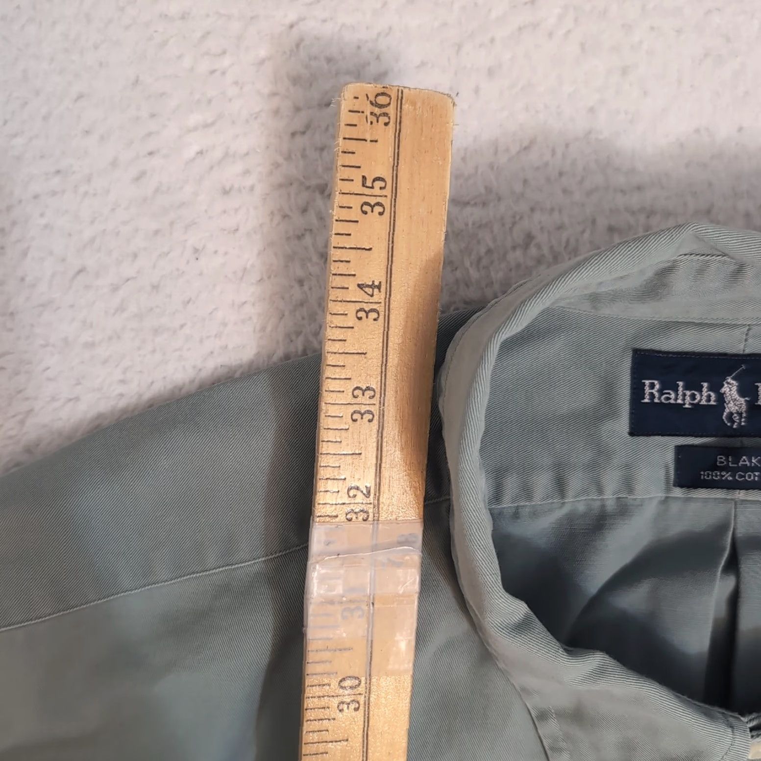 Ralph Lauren Ralph Lauren Mens XXL Blake Green Chambray Button-Down L/S Blue Pony Stain Shirt Size US XXL / EU 58 / 5 - 4 Thumbnail