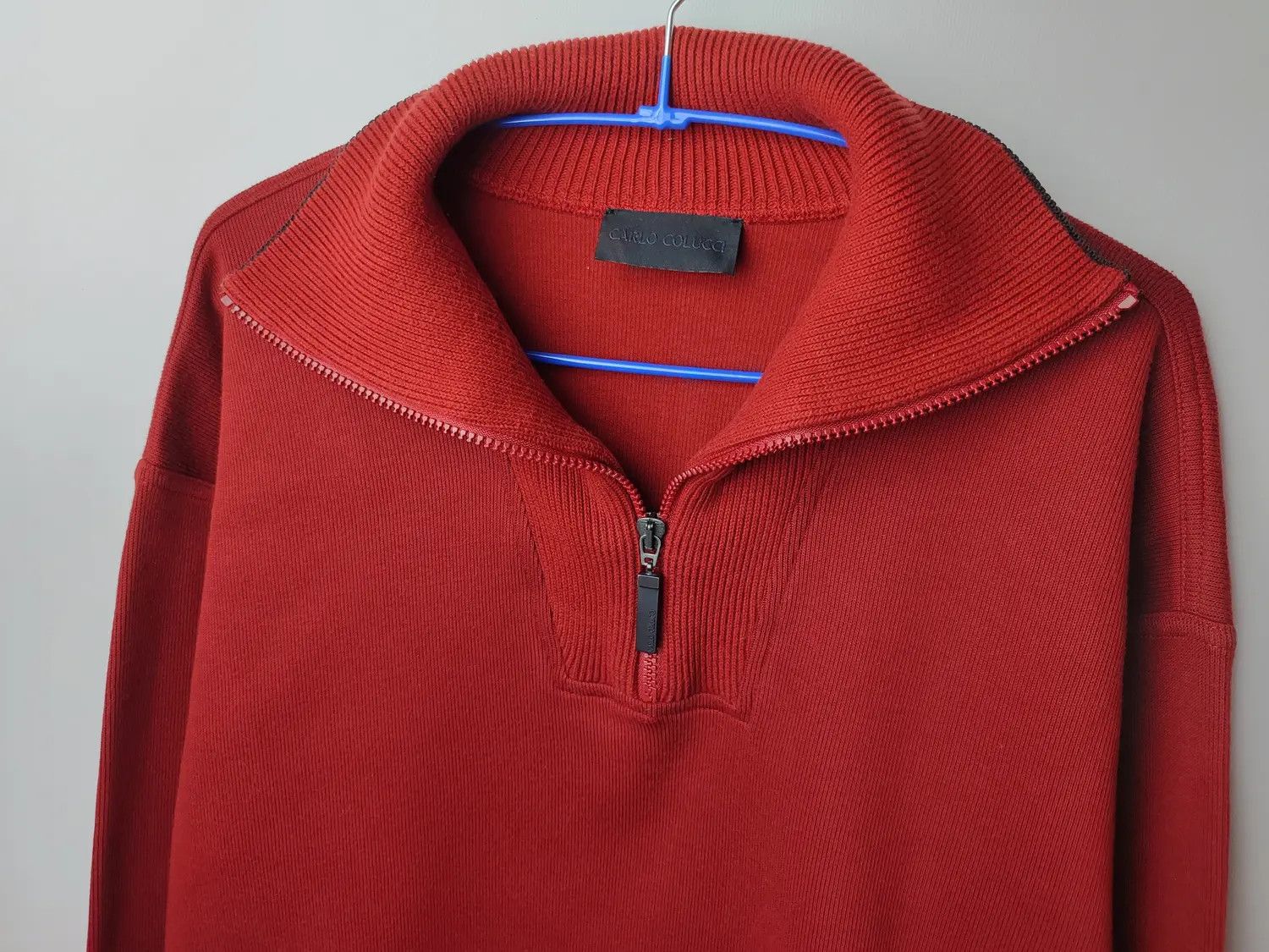 Carlo Colucci × Vintage Carlo Colluci 1/4 zip sweater Size US M / EU 48-50 / 2 - 1 Thumbnail