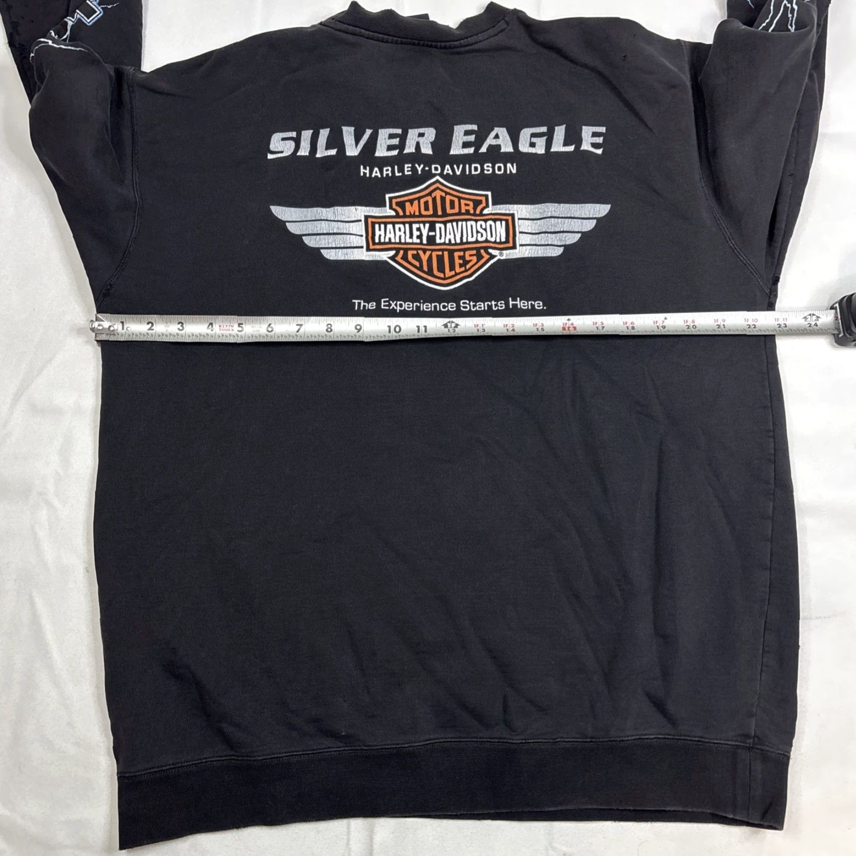 Harley Davidson VTG Harley-Davidson Sweatshirt Mens XL Pullover Black 80s 90s Biker Motorcycle Who Let The Hogs Out Iowa Size US XL / EU 56 / 4 - 7 Thumbnail