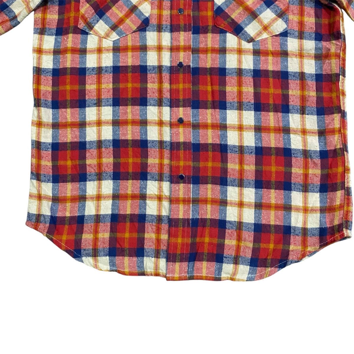 Diesel Diesel Red Camicia Western Flannel Snap Button Denim Collar Size US S / EU 44-46 / 1 - 7 Thumbnail