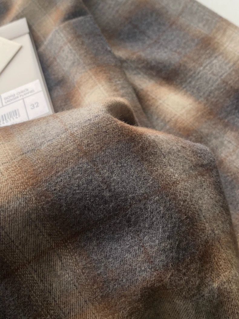 Our Legacy Our Legacy size32 Grain-cotton shirt with plaid Size S / US 4 / IT 40 - 6 Thumbnail