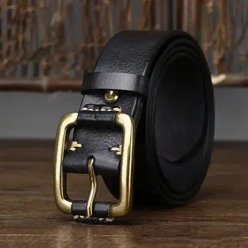 Japanese Brand × Vintage Cowhide High Quailty Leather Belt Size ONE SIZE - 2 Thumbnail