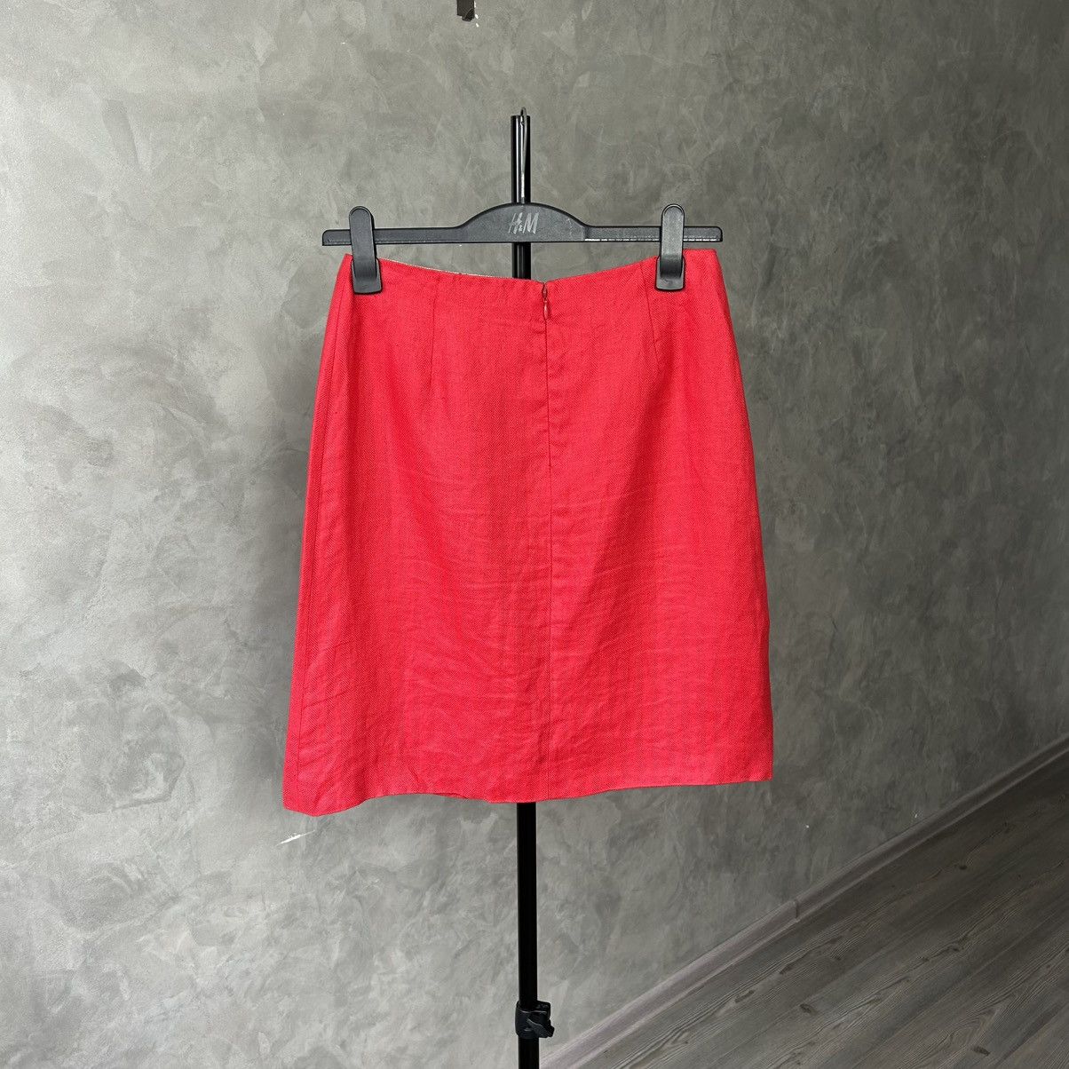 Loro Piana Loro Piana 100% Linen Mid Lenght Skirt Size 28" / US 6 / IT 42 - 8 Thumbnail